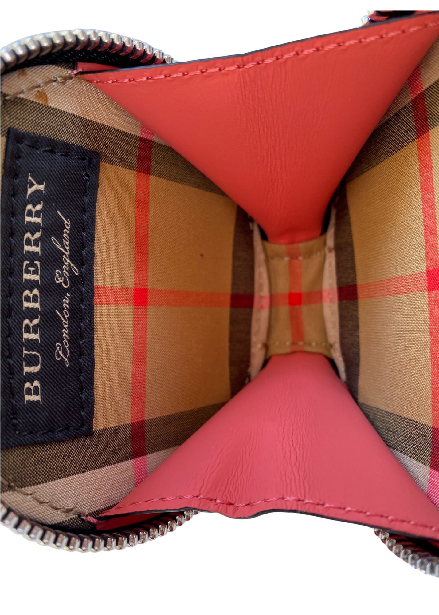 BURBERRY 2018 Rainbow Nova Check Coin Purse