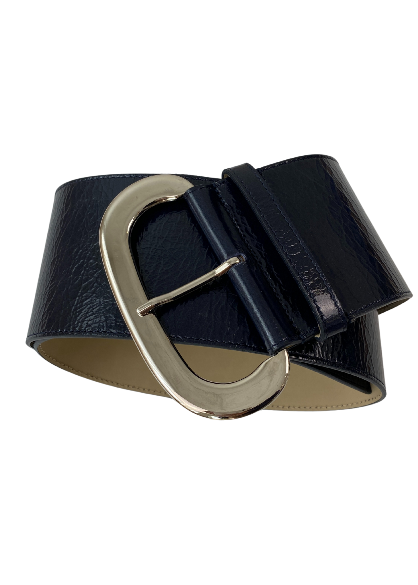 PALOMA WOOL 'Morris' Patent Leather Wide Belt