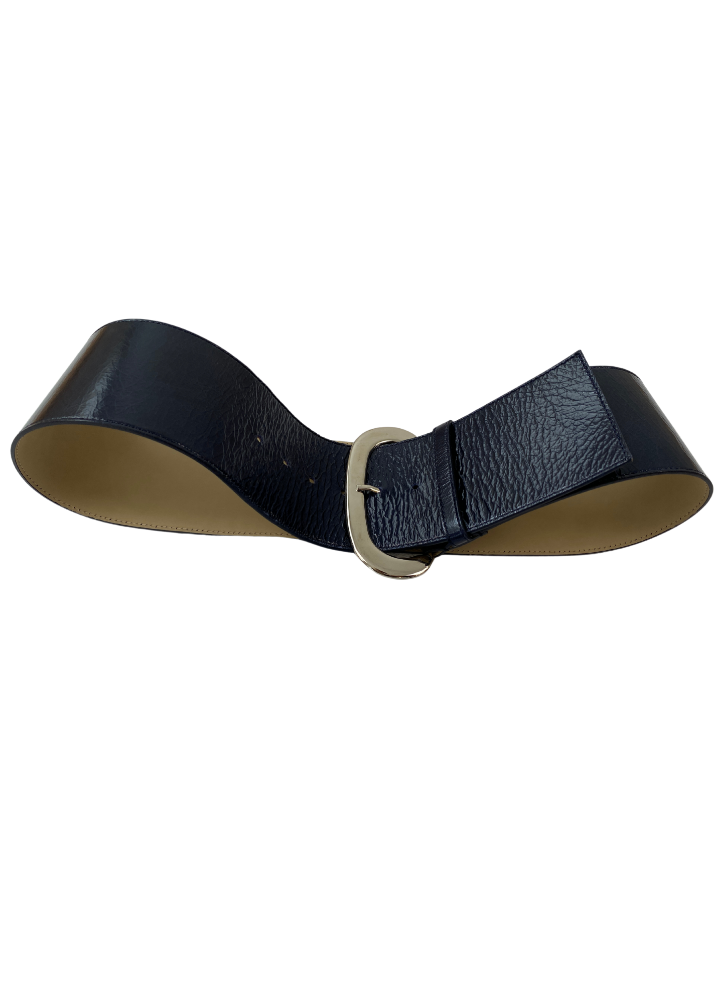 PALOMA WOOL 'Morris' Patent Leather Wide Belt