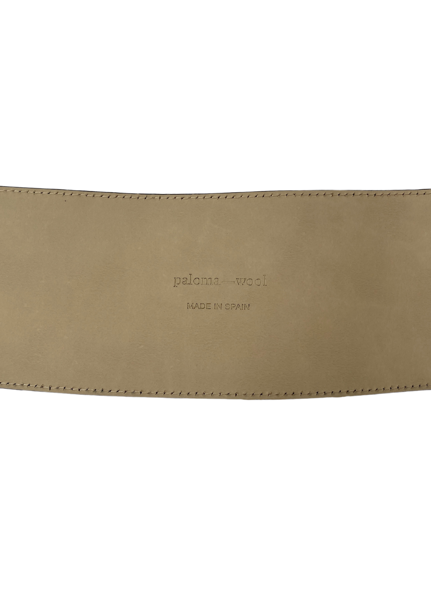 PALOMA WOOL 'Morris' Patent Leather Wide Belt