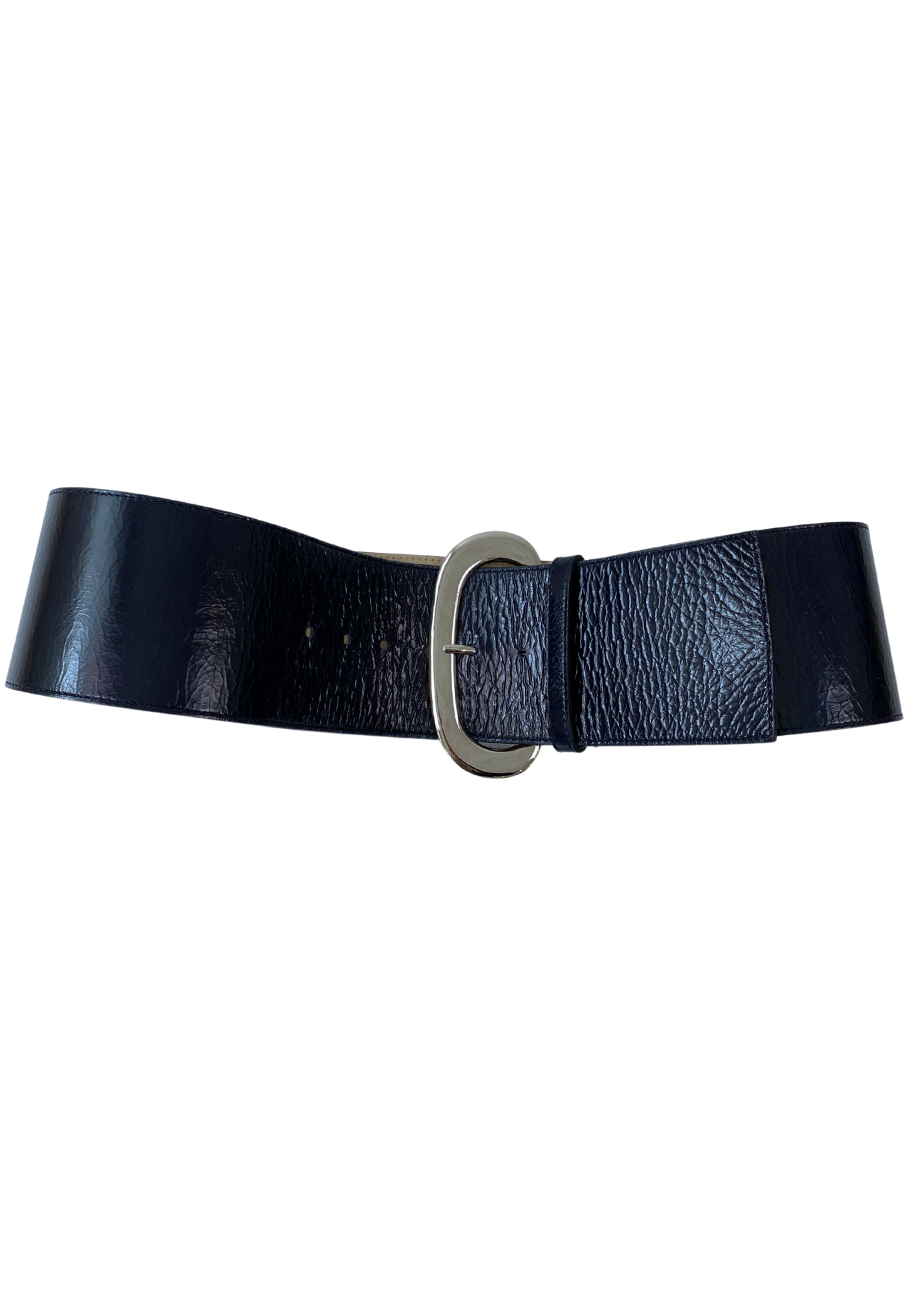 PALOMA WOOL 'Morris' Patent Leather Wide Belt
