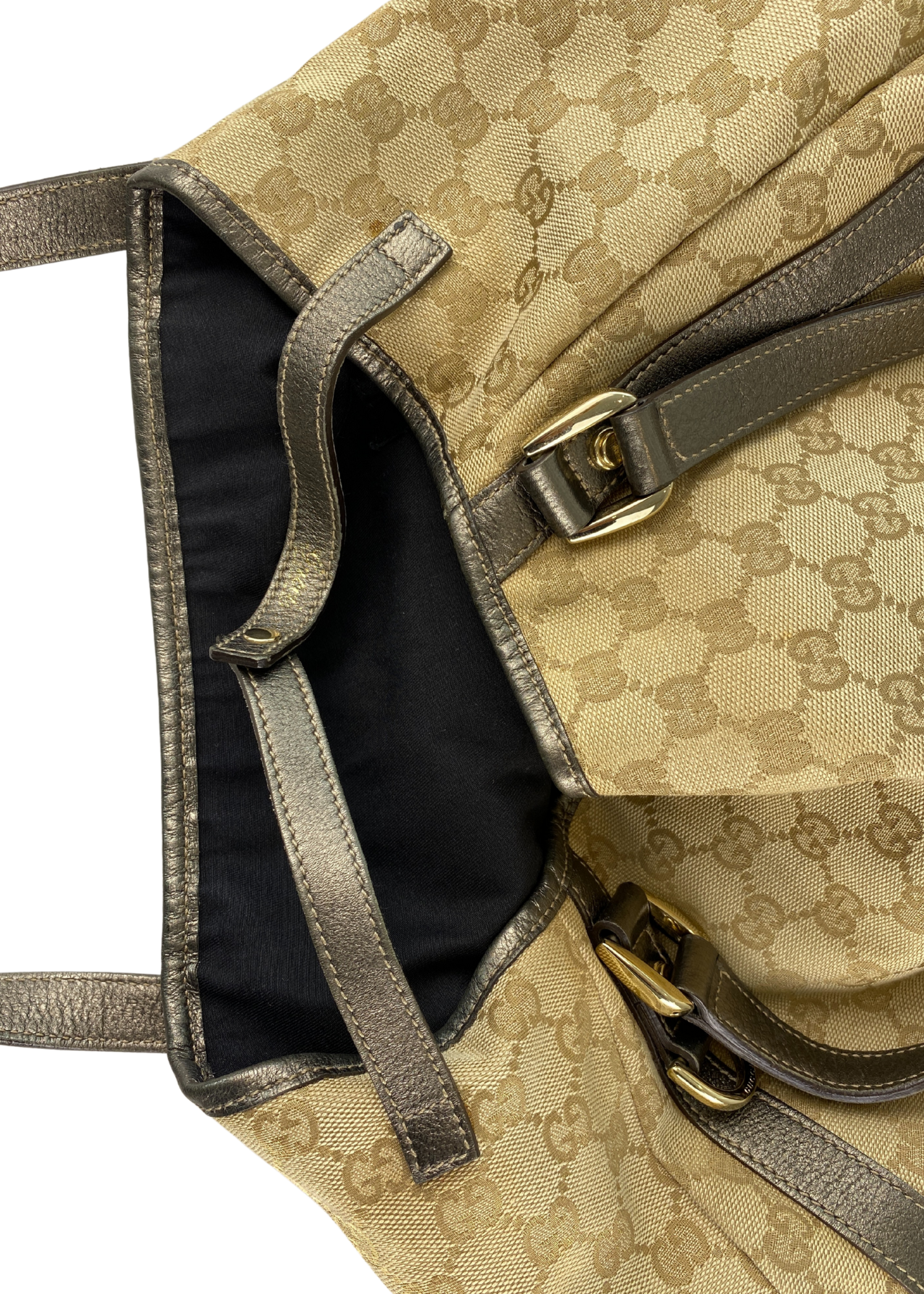 GUCCI (AS IS) GG Monogram 'Abbey' Shoulder Bag