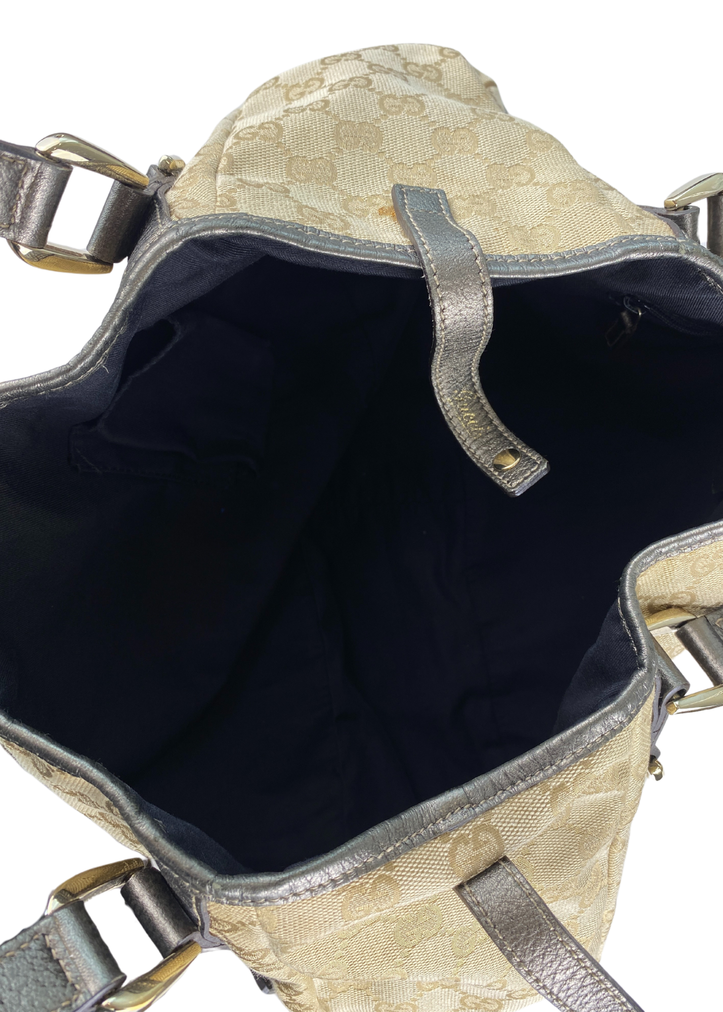 GUCCI (AS IS) GG Monogram 'Abbey' Shoulder Bag