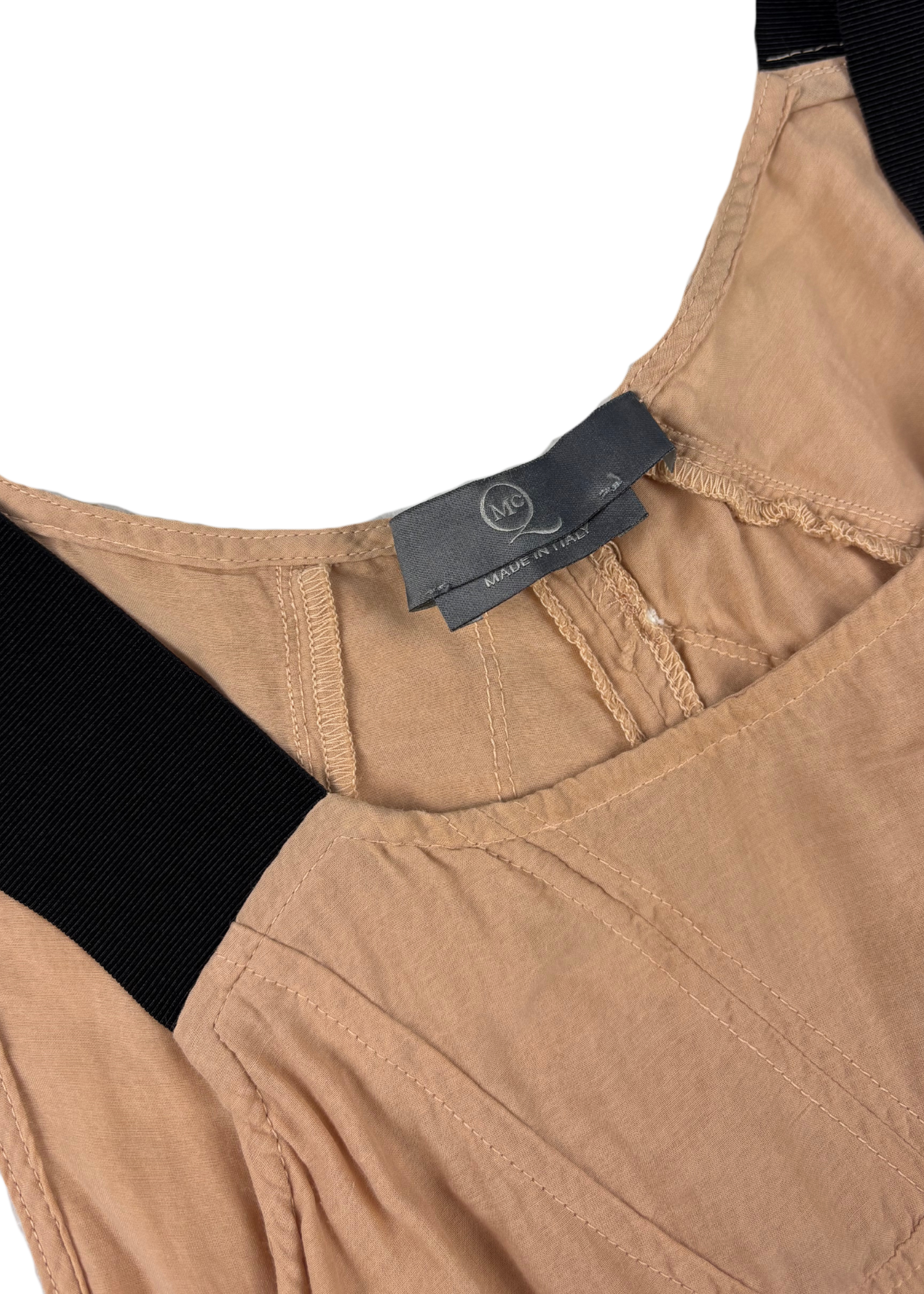 McQ ALEXANDER MCQUEEN Drawstring Midi Dress