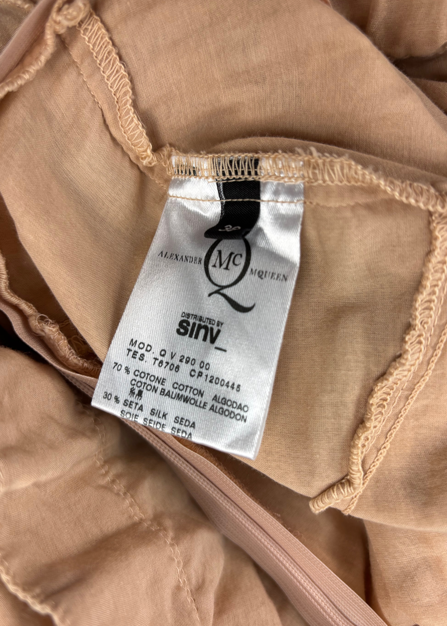 McQ ALEXANDER MCQUEEN Drawstring Midi Dress