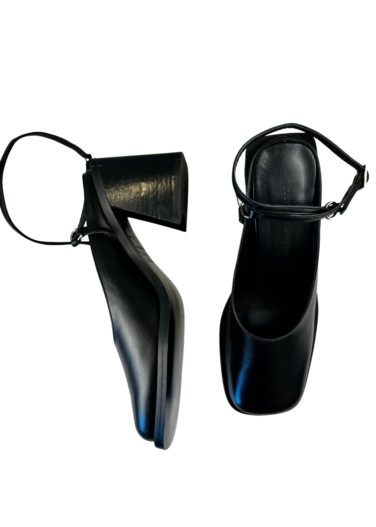 JUSTINE CLENQUET 'Courtney' Sqare Toe Mules