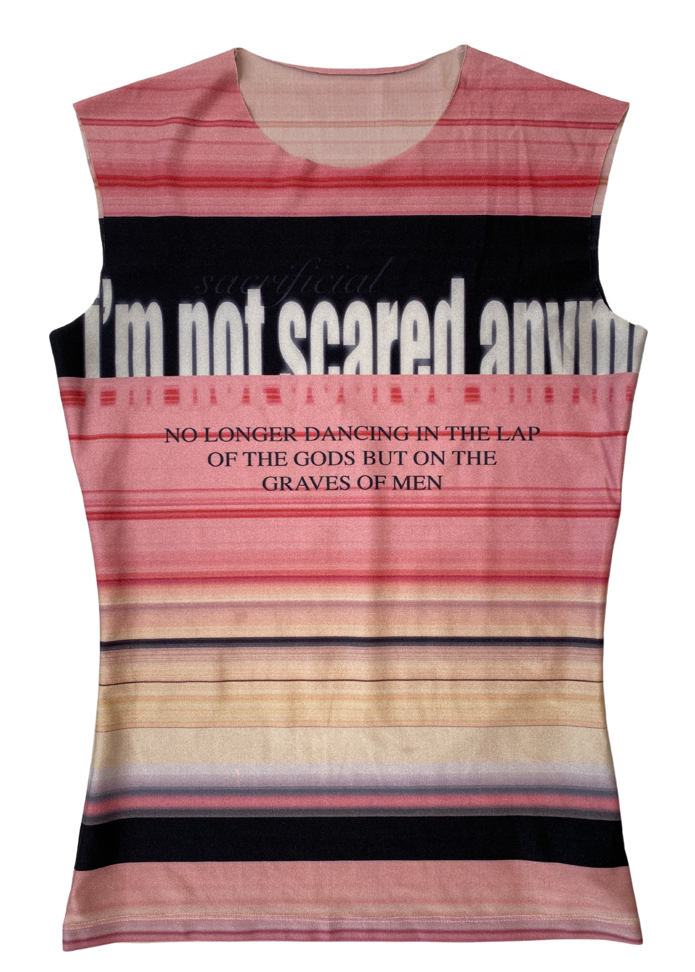 ALIX HIGGINS 'I'm Not Scared' Print Tank