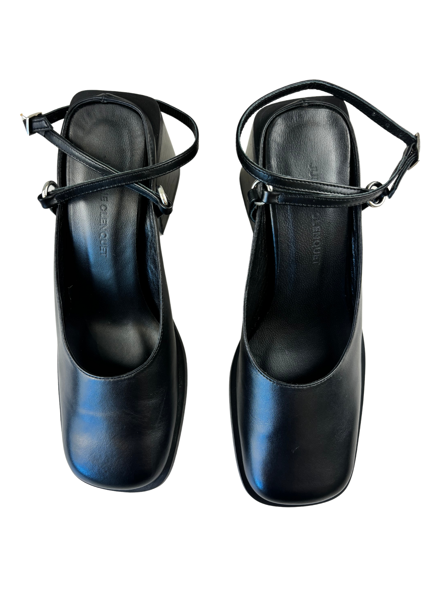 JUSTINE CLENQUET 'Courtney' Sqare Toe Mules