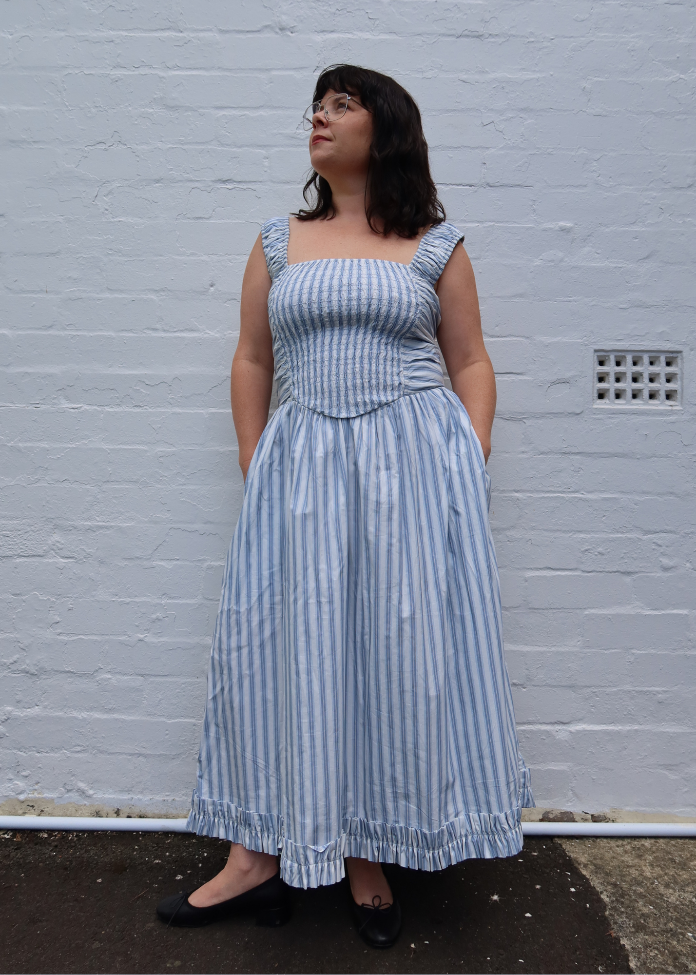 GANNI (BNWT) 'Egret' Maxi Dress