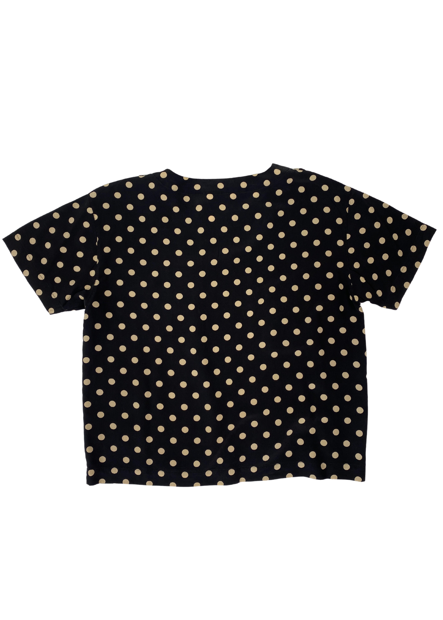 VINTAGE CHRISTIAN DIOR Polkadot Silk Top