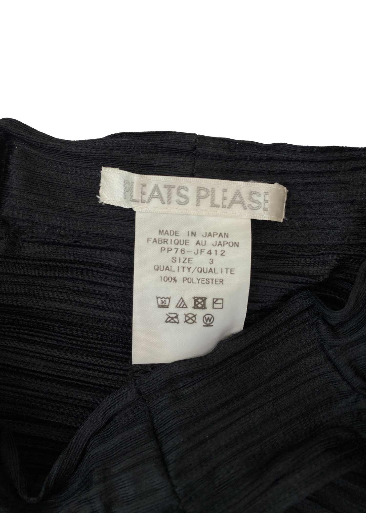 ISSEY MIYAKE PLEATS PLEASE Plisse Baggy Balloon Leg Crop Pants