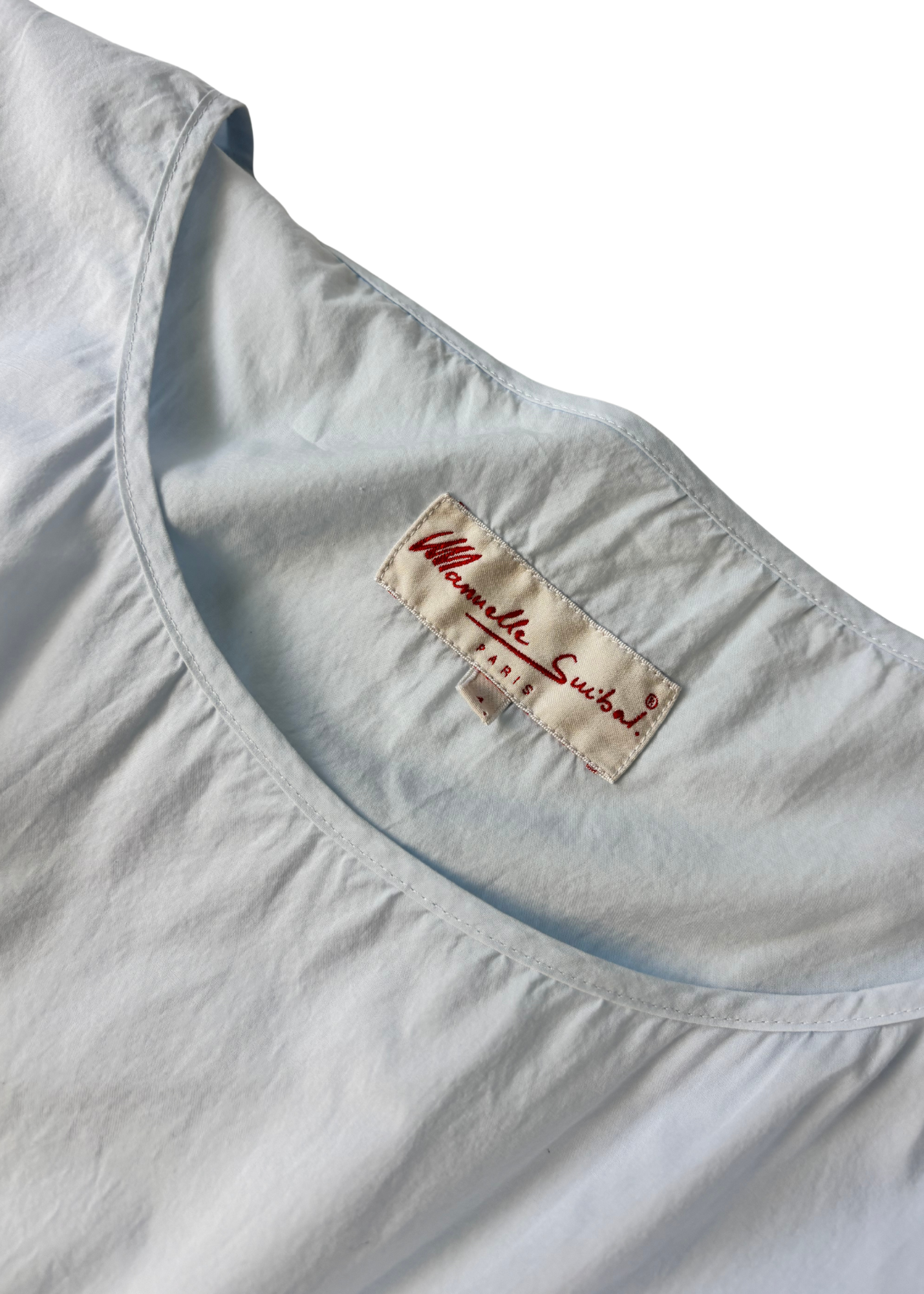 MANUELLE GUIBAL Poplin Drawstring Midi