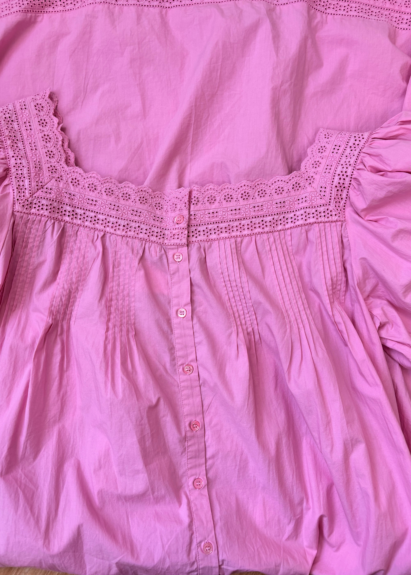 Doen Cotton Broderie Anglaise Midi Dress