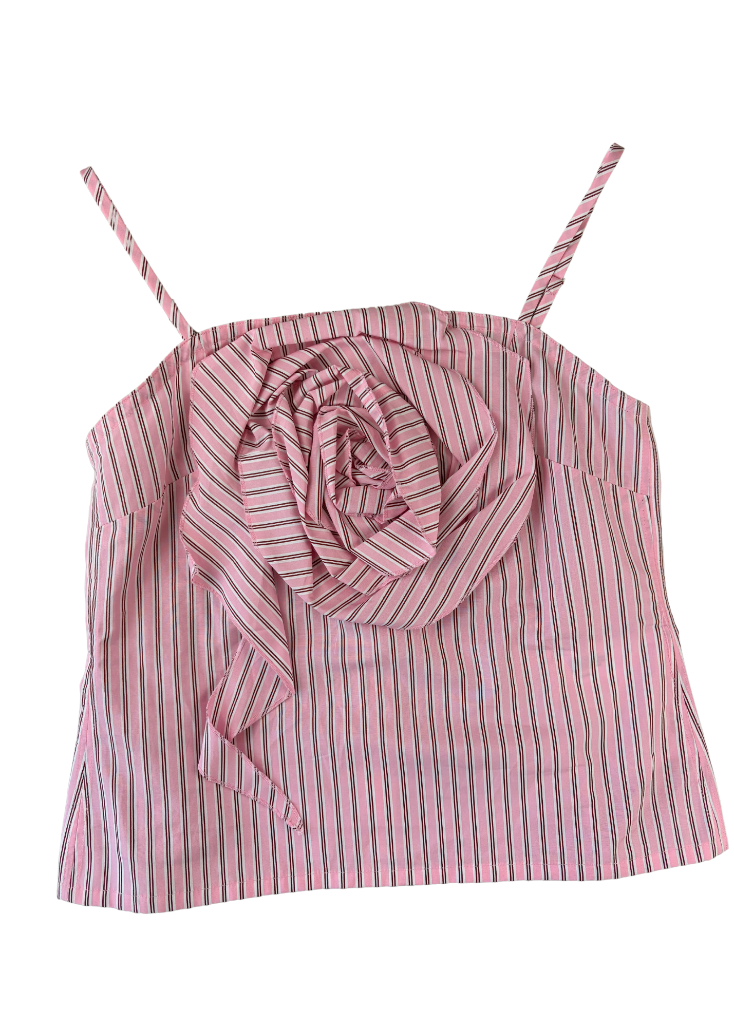 Saks Potts Pink Stripe Top