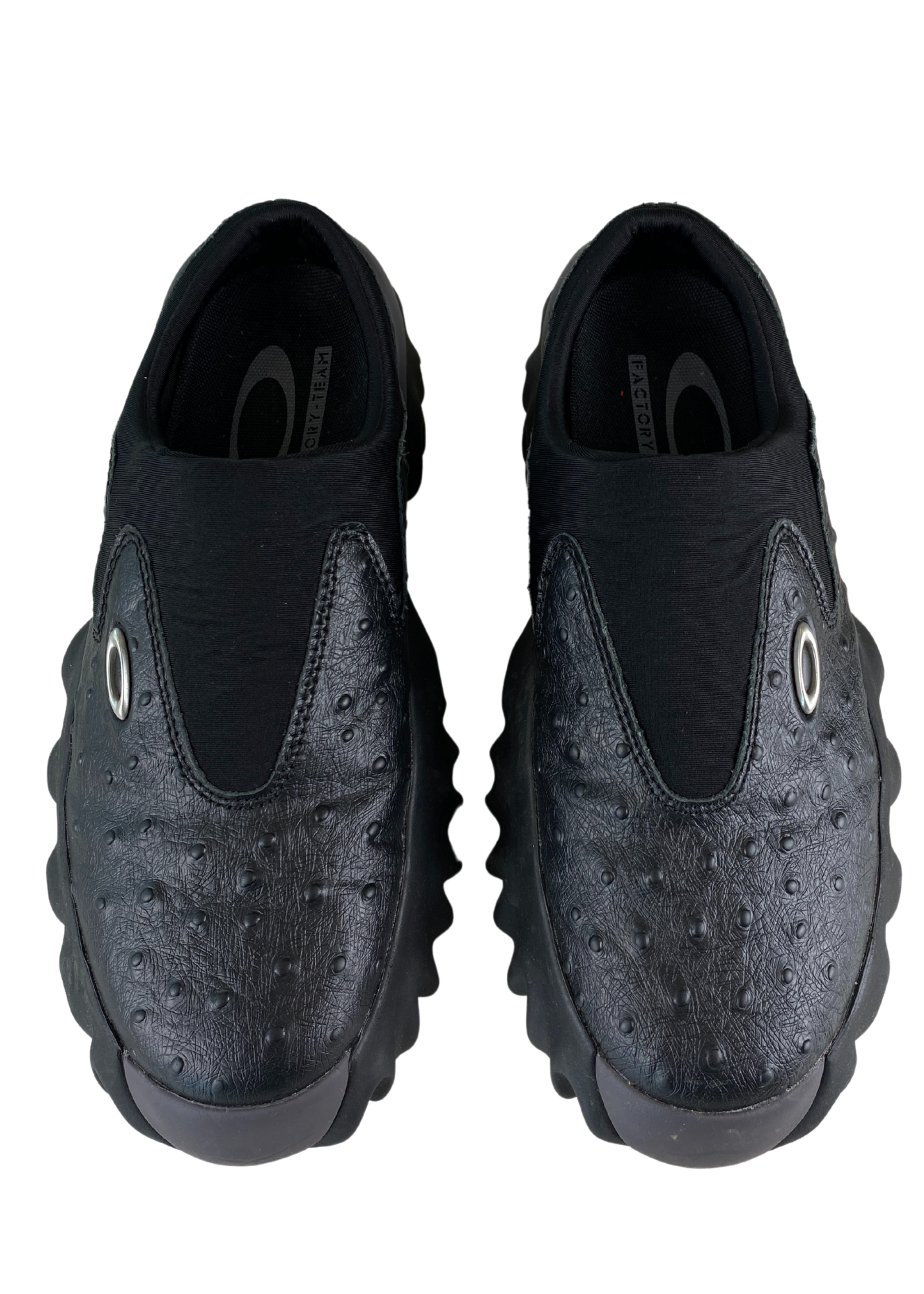 OAKLEY 'Ostrich Chop Saw' Leather Mule