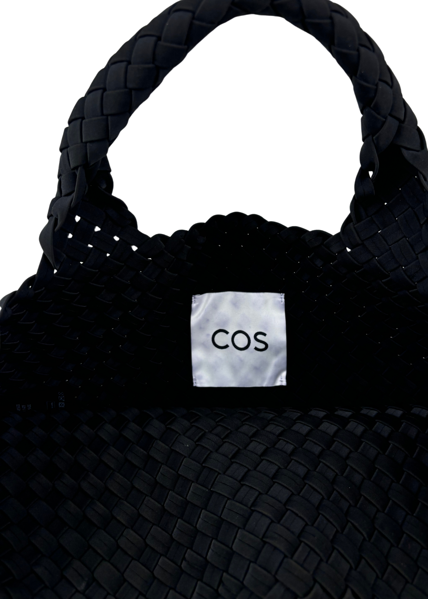 COS Neoprene Woven Tote Bag