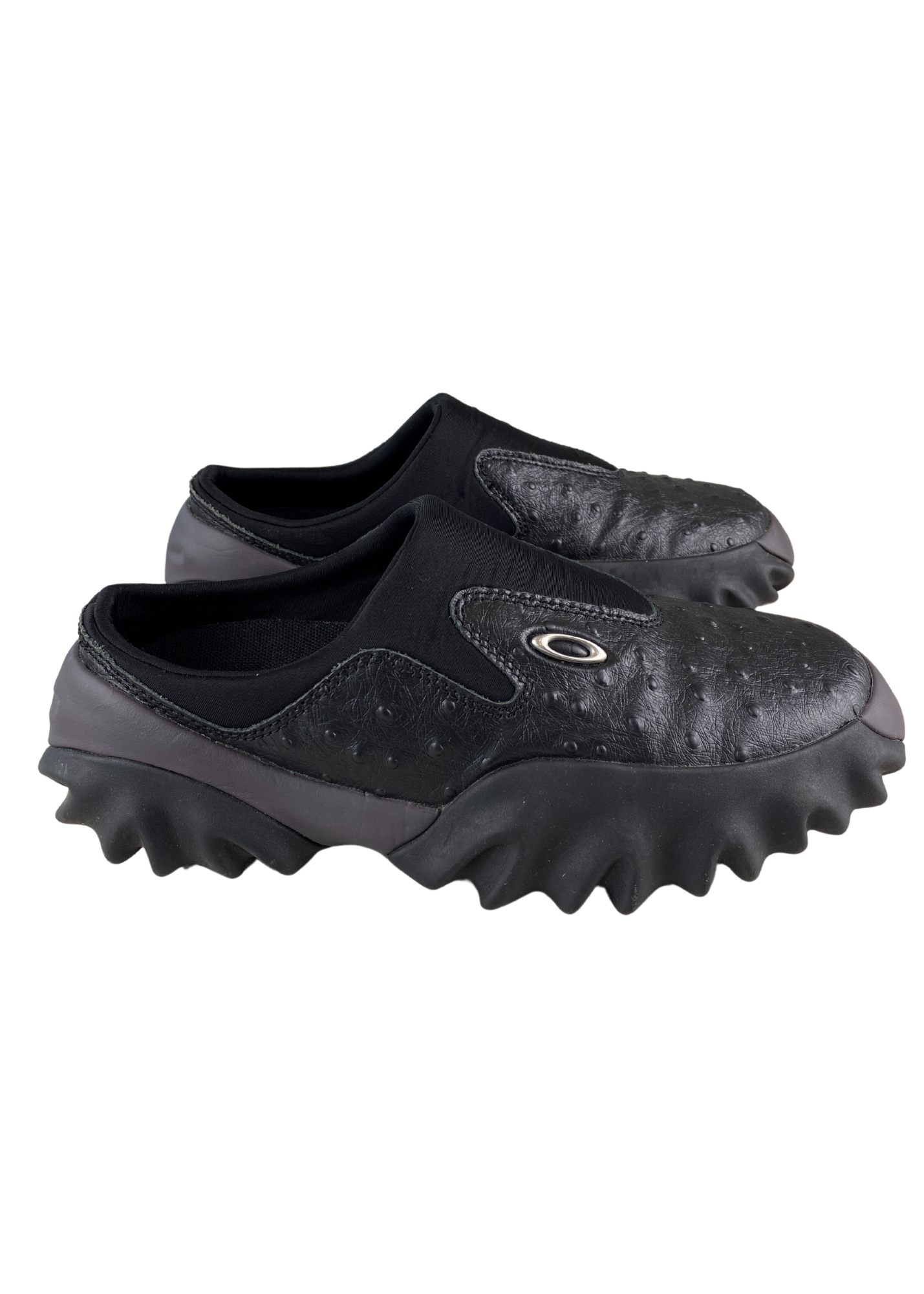 OAKLEY 'Ostrich Chop Saw' Leather Mule