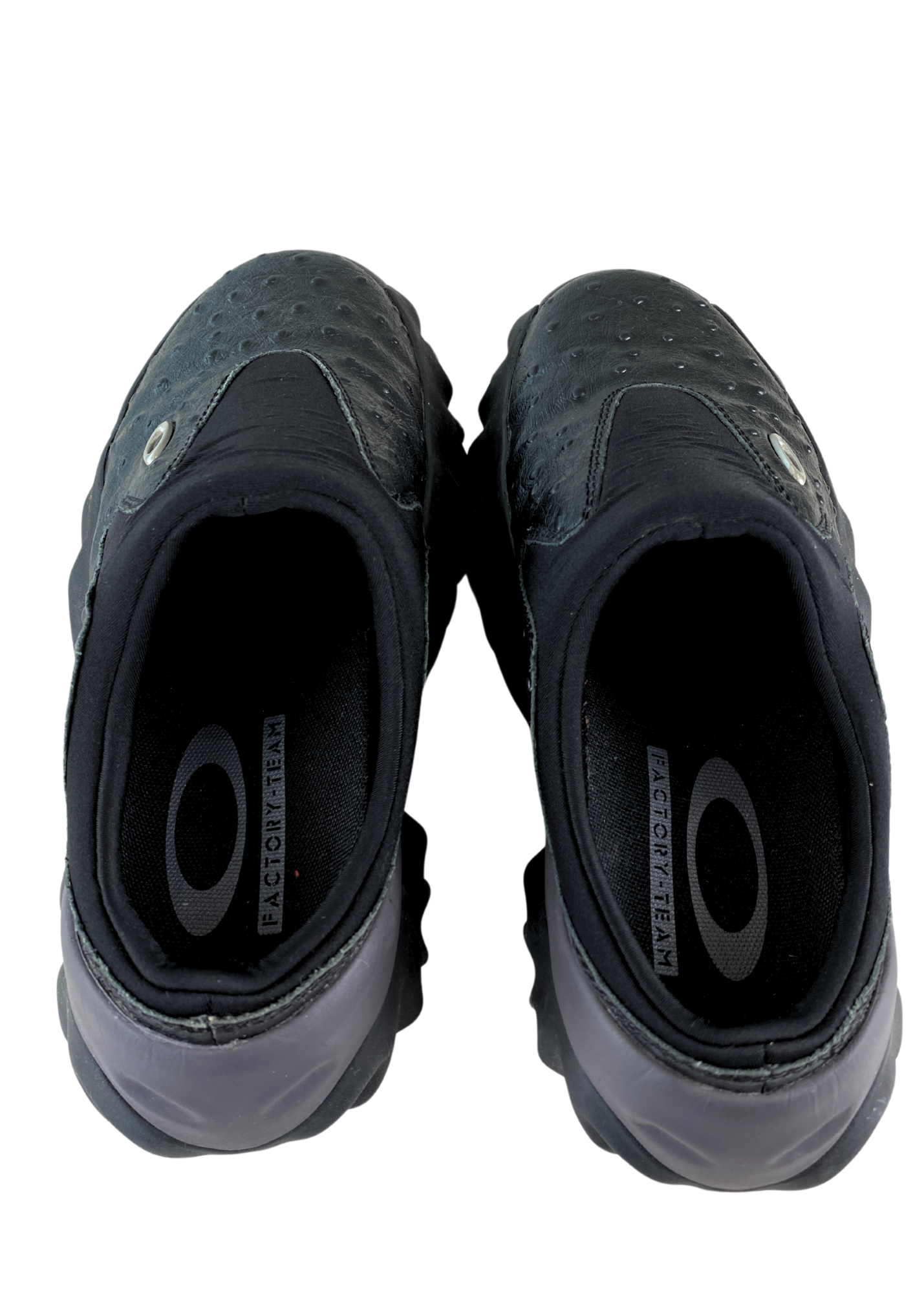 OAKLEY 'Ostrich Chop Saw' Leather Mule