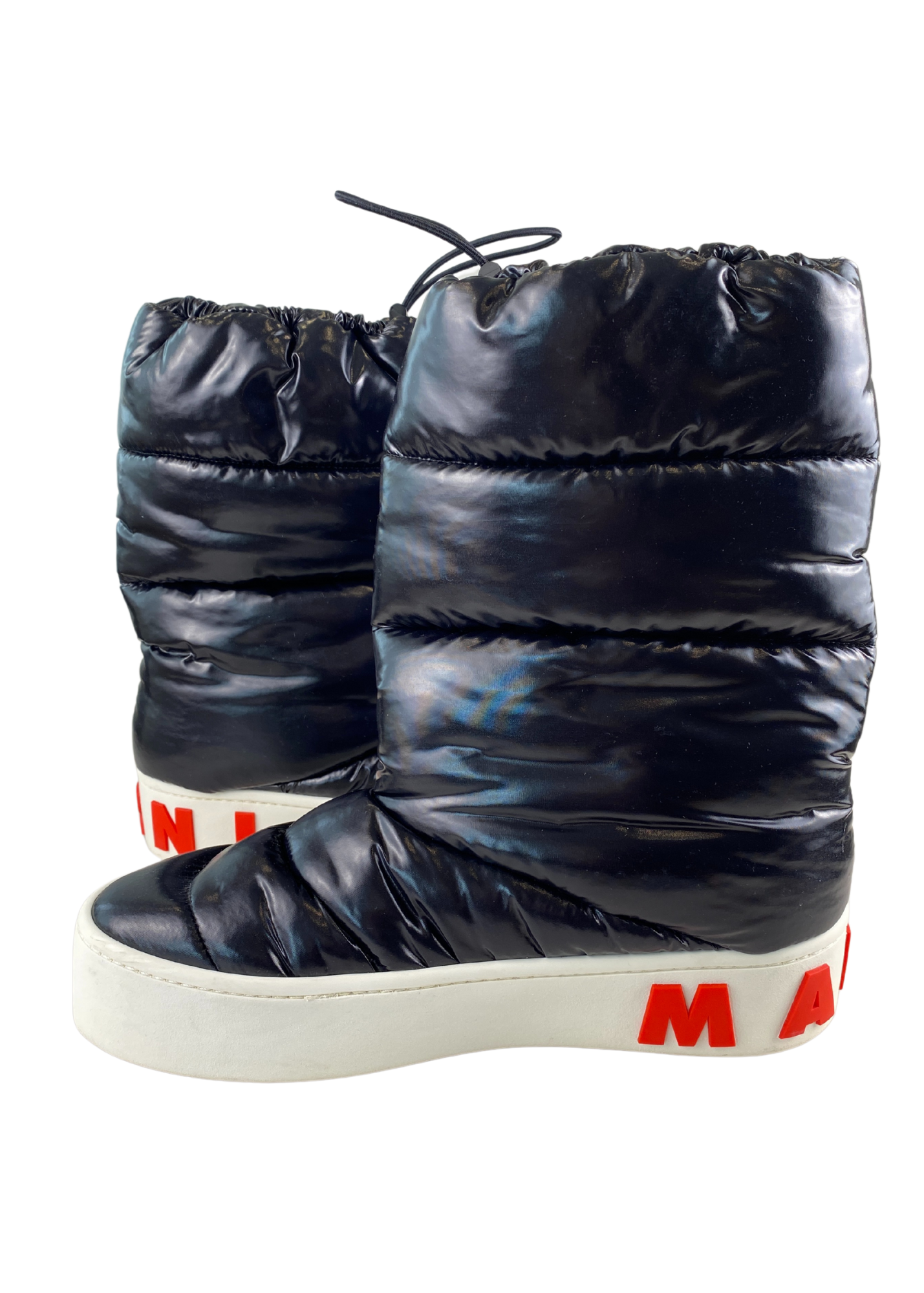 MARNI Quilted Nylon Puffer Boots