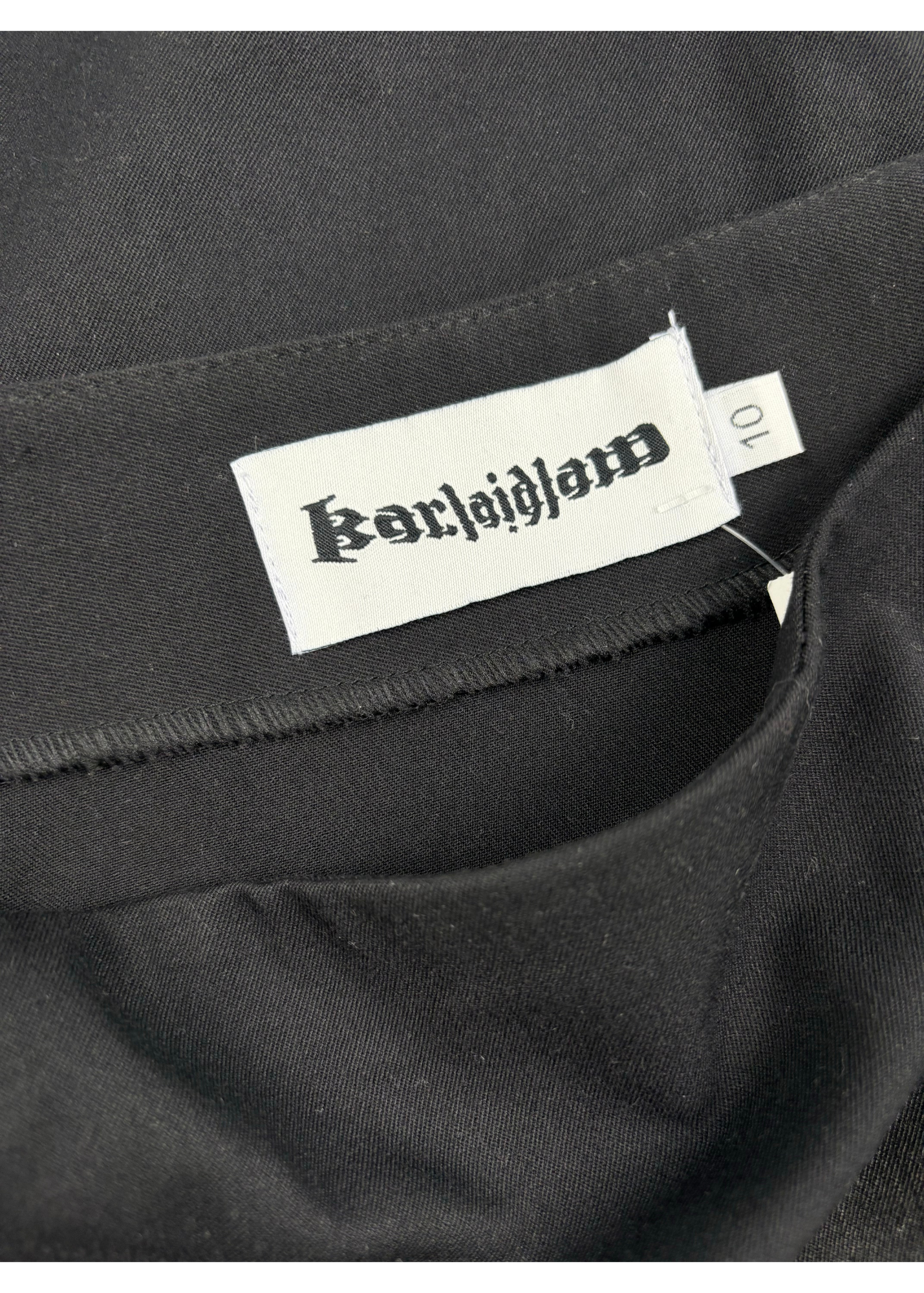 KARLAIDLAW Ruched 'G' Midi Skirt