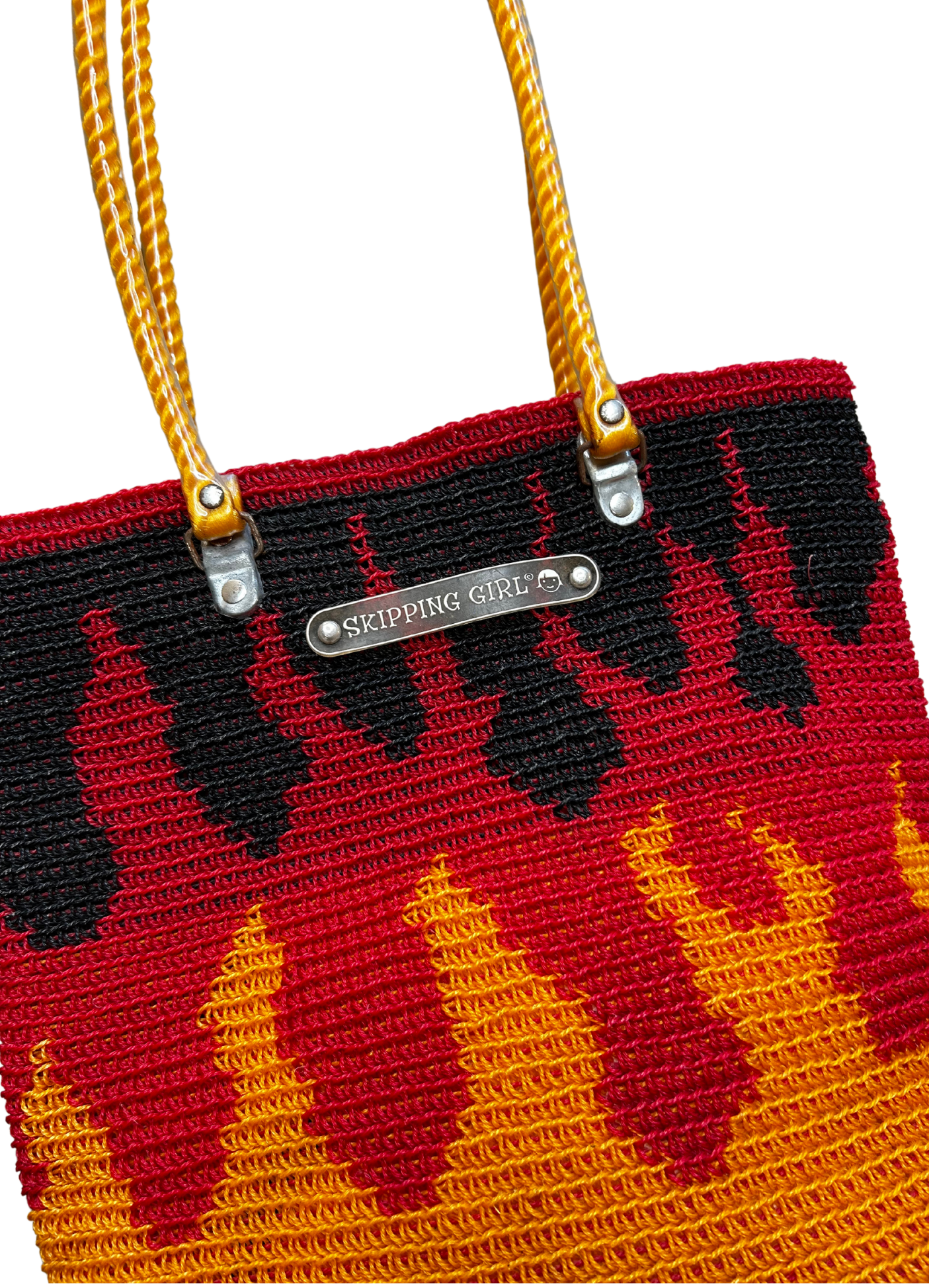SKIPPING GIRL Flame Tote Bag