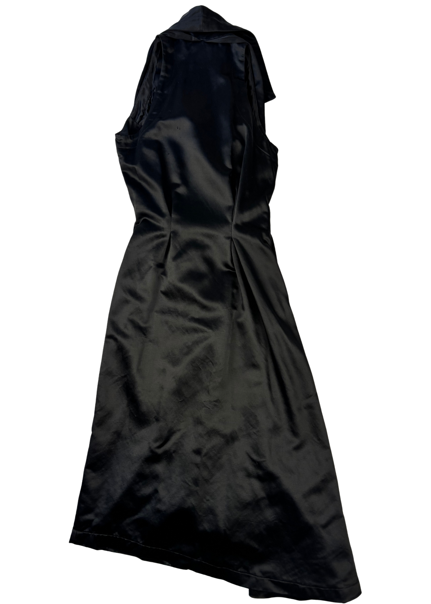 VIVIENNE WESTWOOD RED LABEL (AS IS) Satin Wrap Open Collar Dress/Jacket