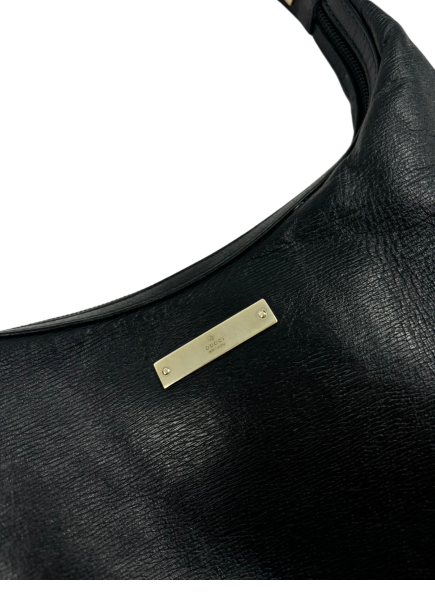 GUCCI (AS IS) 90s Saffiano Hobo Bag