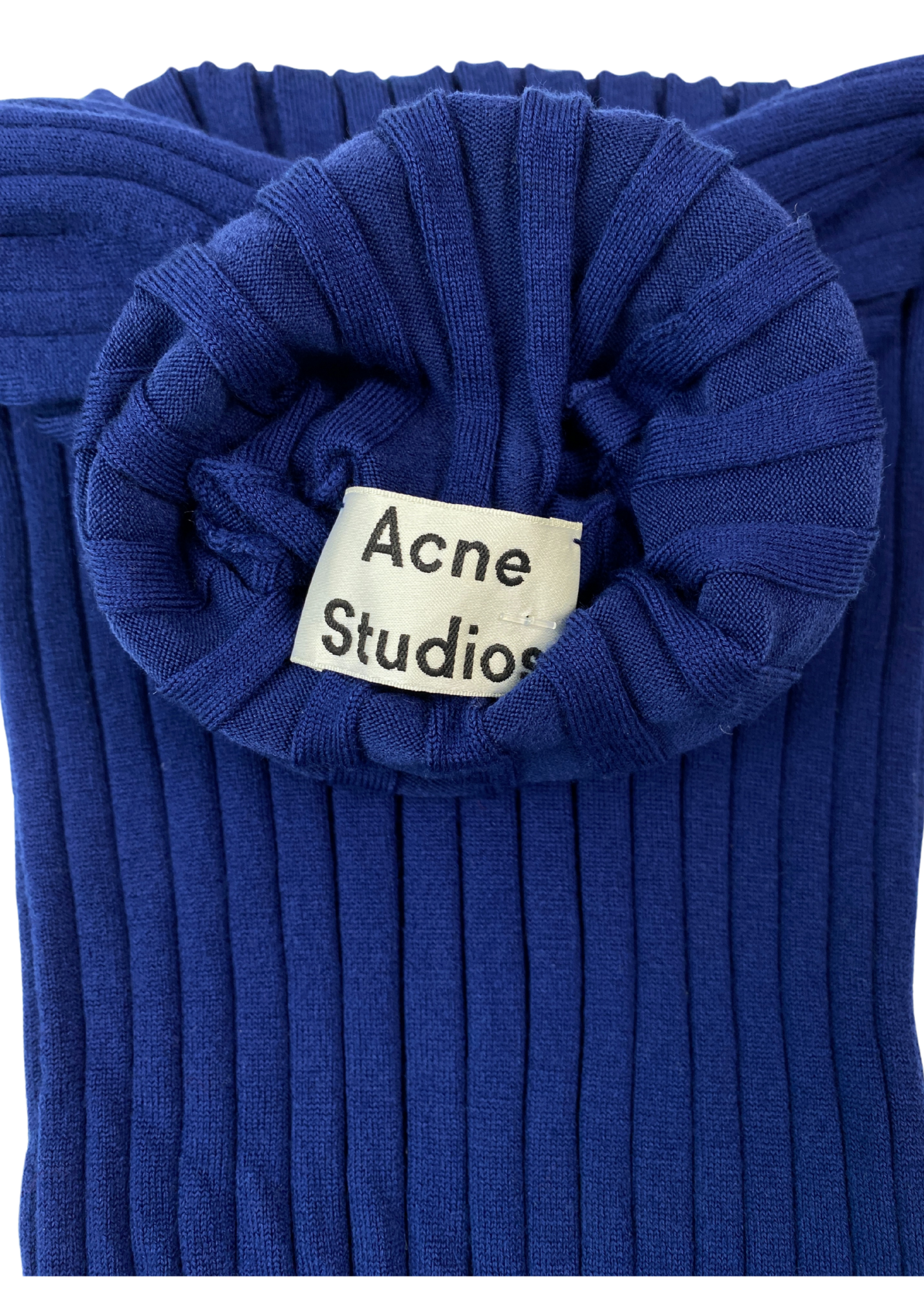ACNE STUDIOS Merino Wool Blend Ribbed Turtleneck