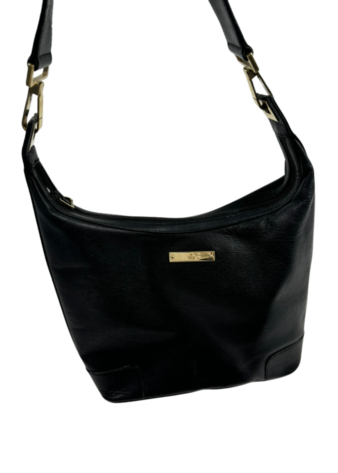 GUCCI (AS IS) 90s Saffiano Hobo Bag