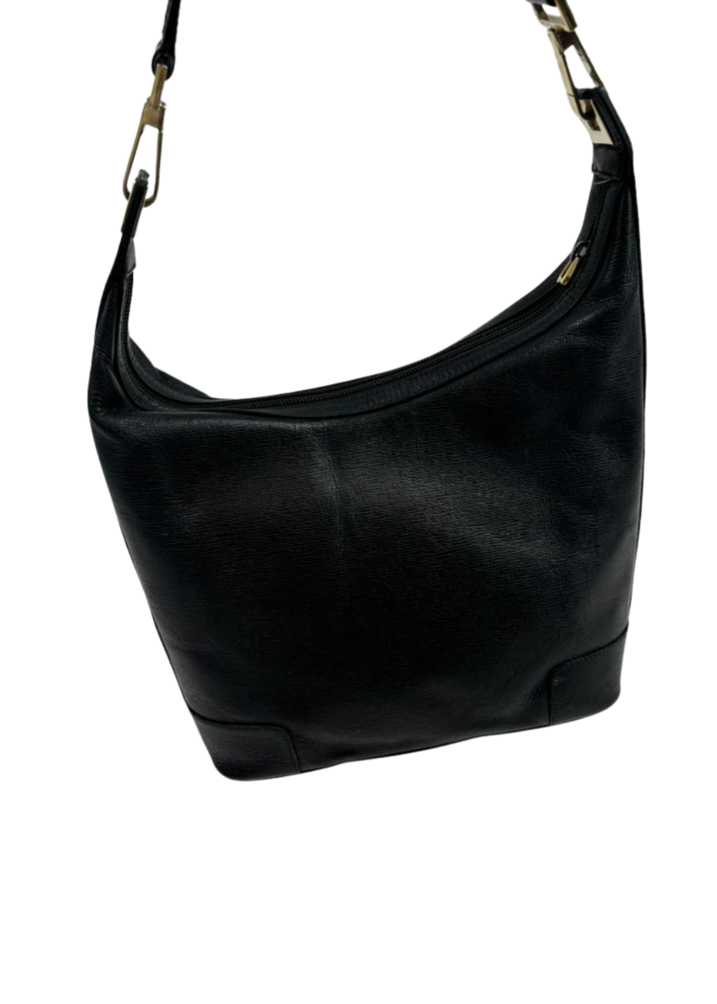 GUCCI (AS IS) 90s Saffiano Hobo Bag