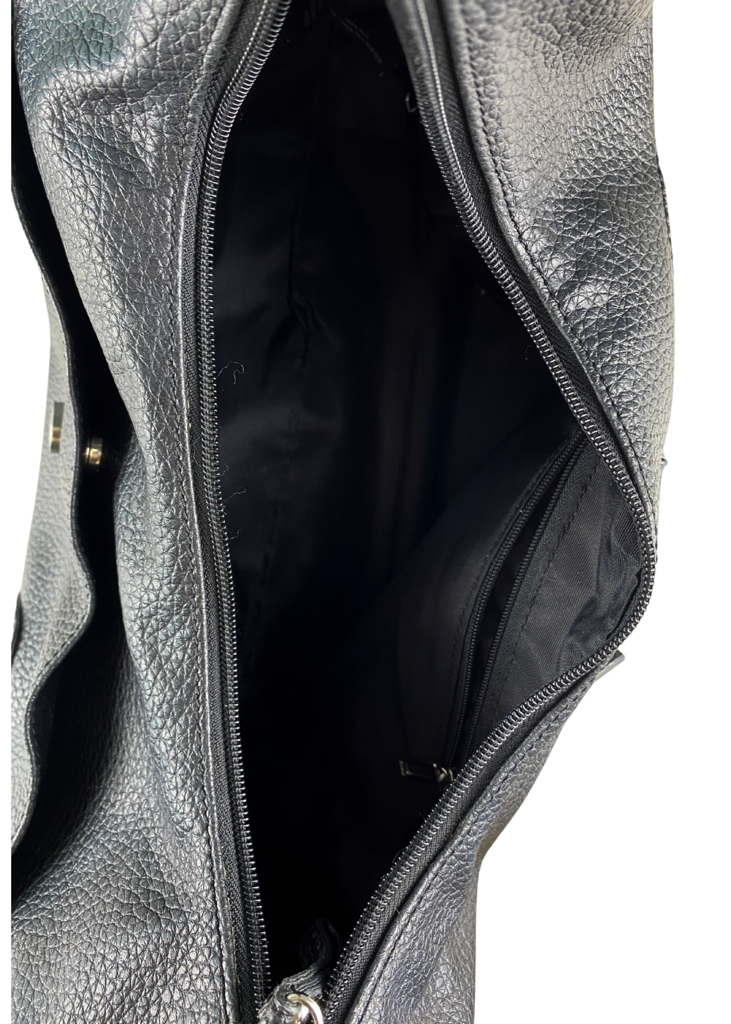 GUESS Pebbled Vegan Leather Studded Hobo Bag