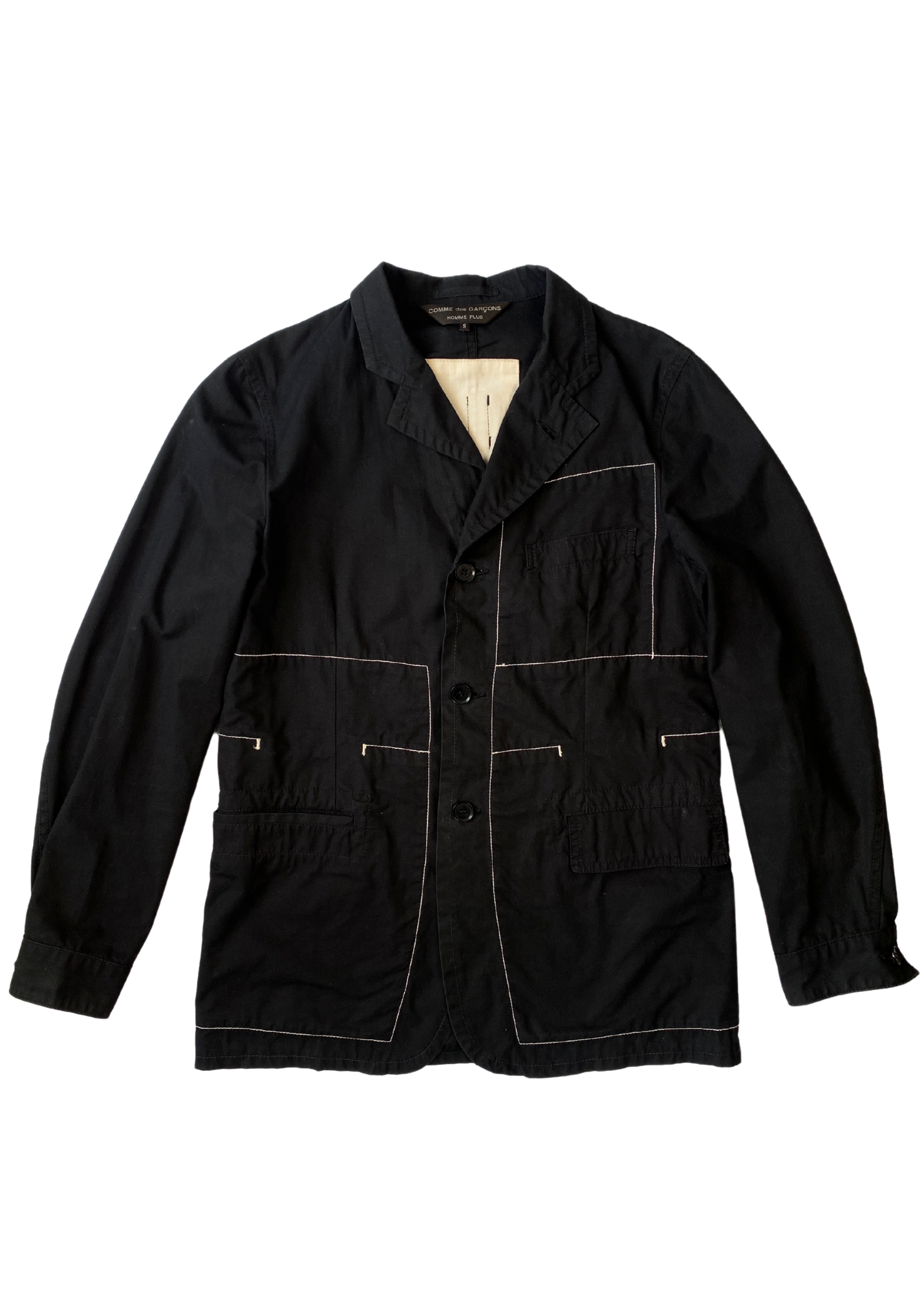COMME DES GARCONS HOMME PLUS AD2003 Contrast Stitch Blazer