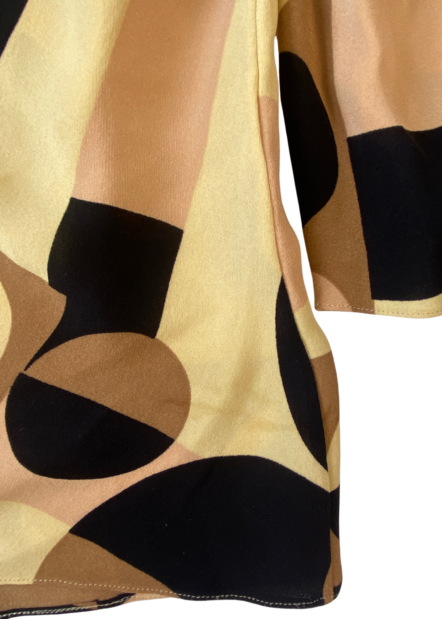 MARNI (AS IS) Geometric Print Silk Blouse