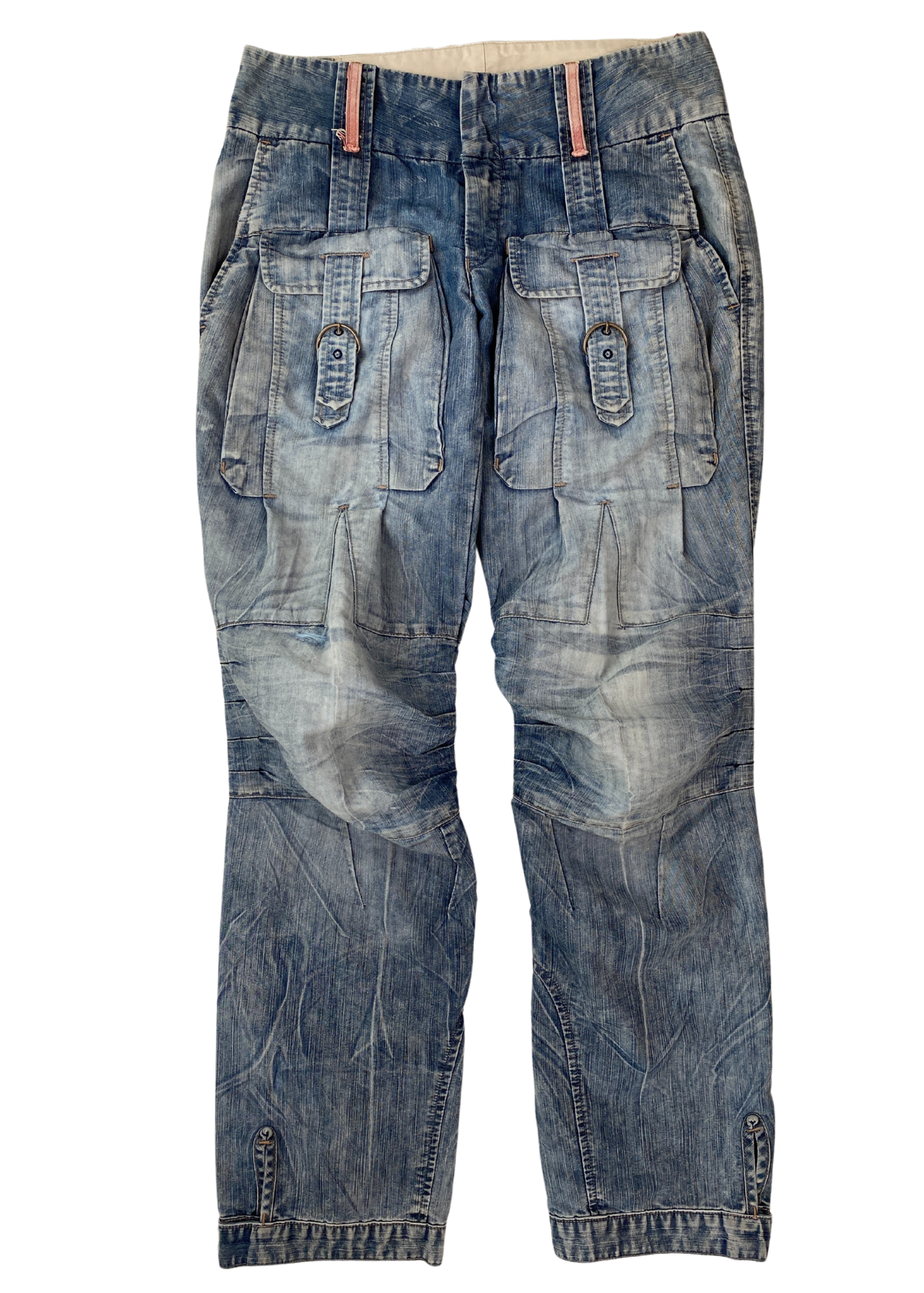 MARITHE FRANCOIS GIRBAUD (AS IS) Cargo Straight Leg Jeans