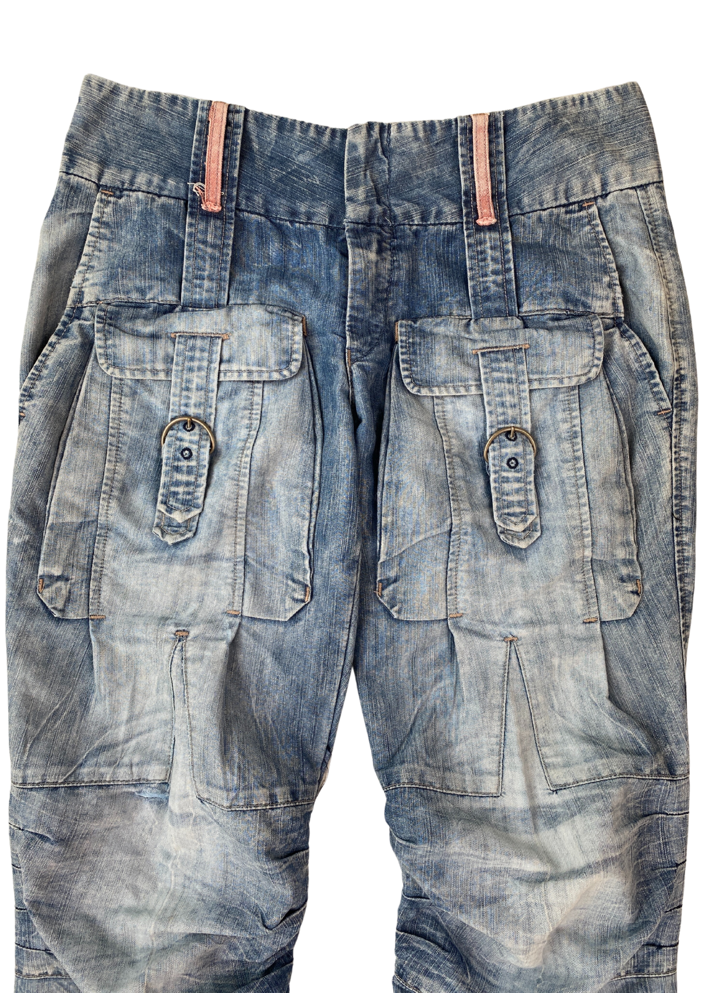 MARITHE FRANCOIS GIRBAUD (AS IS) Cargo Straight Leg Jeans