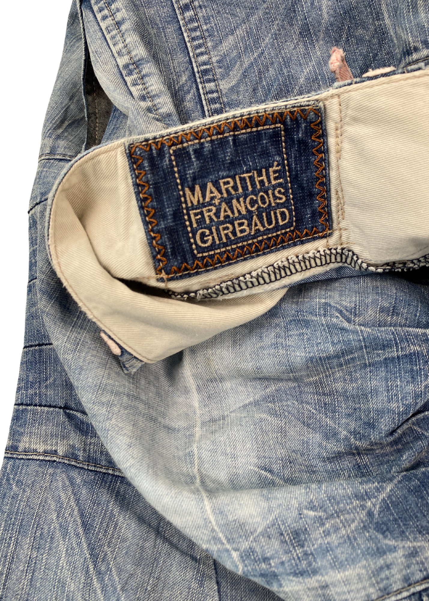 MARITHE FRANCOIS GIRBAUD (AS IS) Cargo Straight Leg Jeans