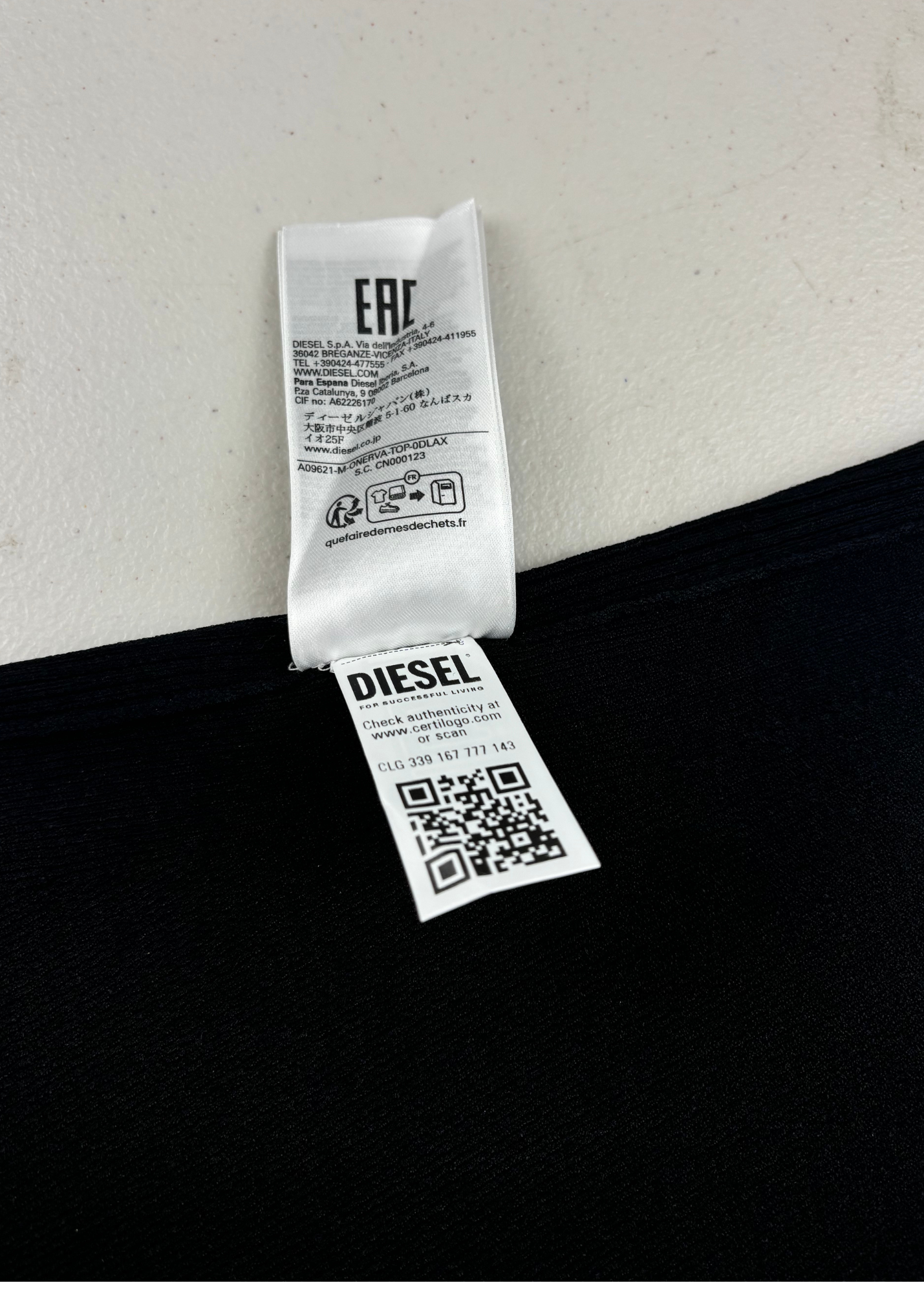 DIESEL Logo Plaque Tank
