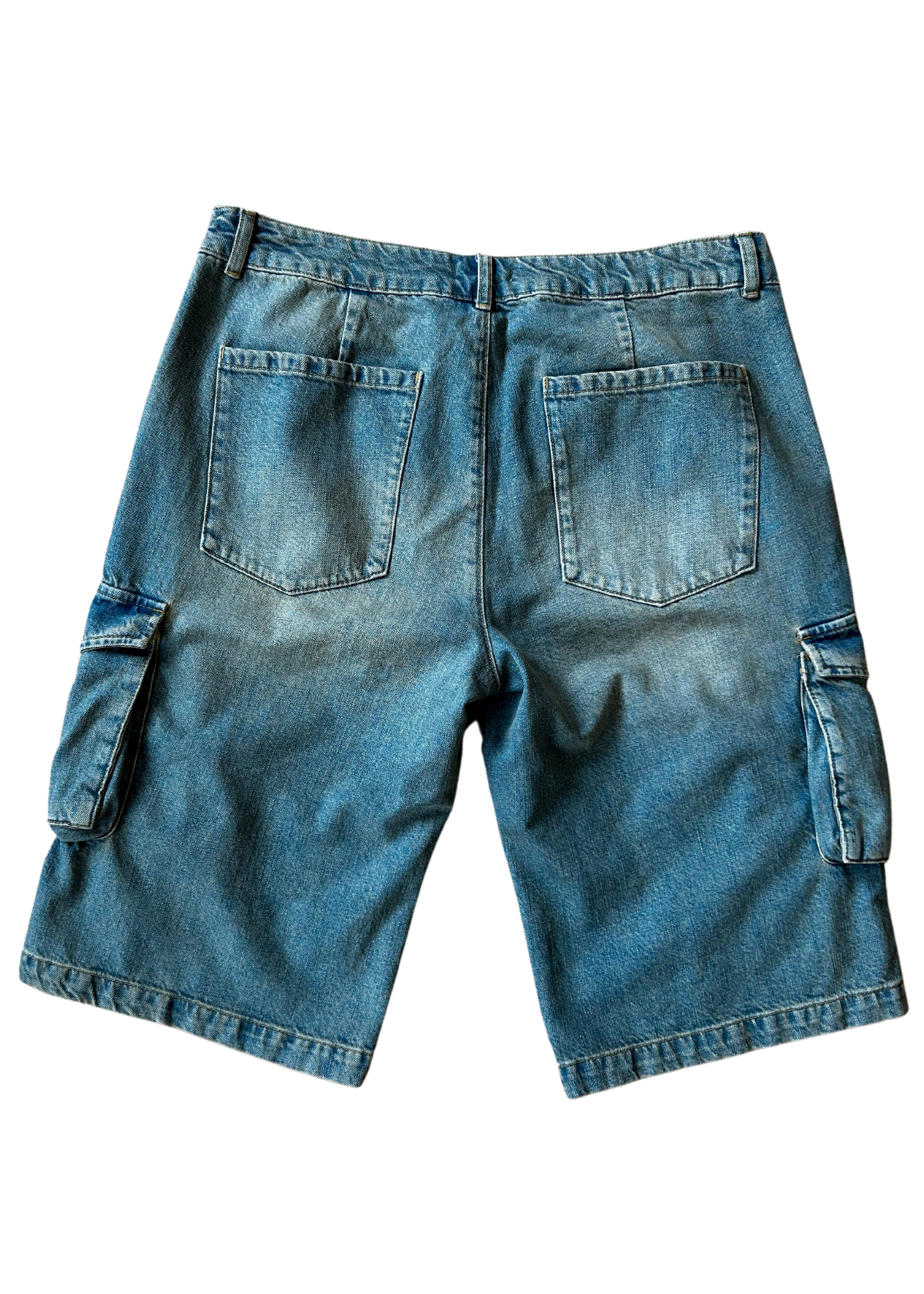 MIAOU (BNWT) 'Dune' Mudwash Denim Cargo Shorts