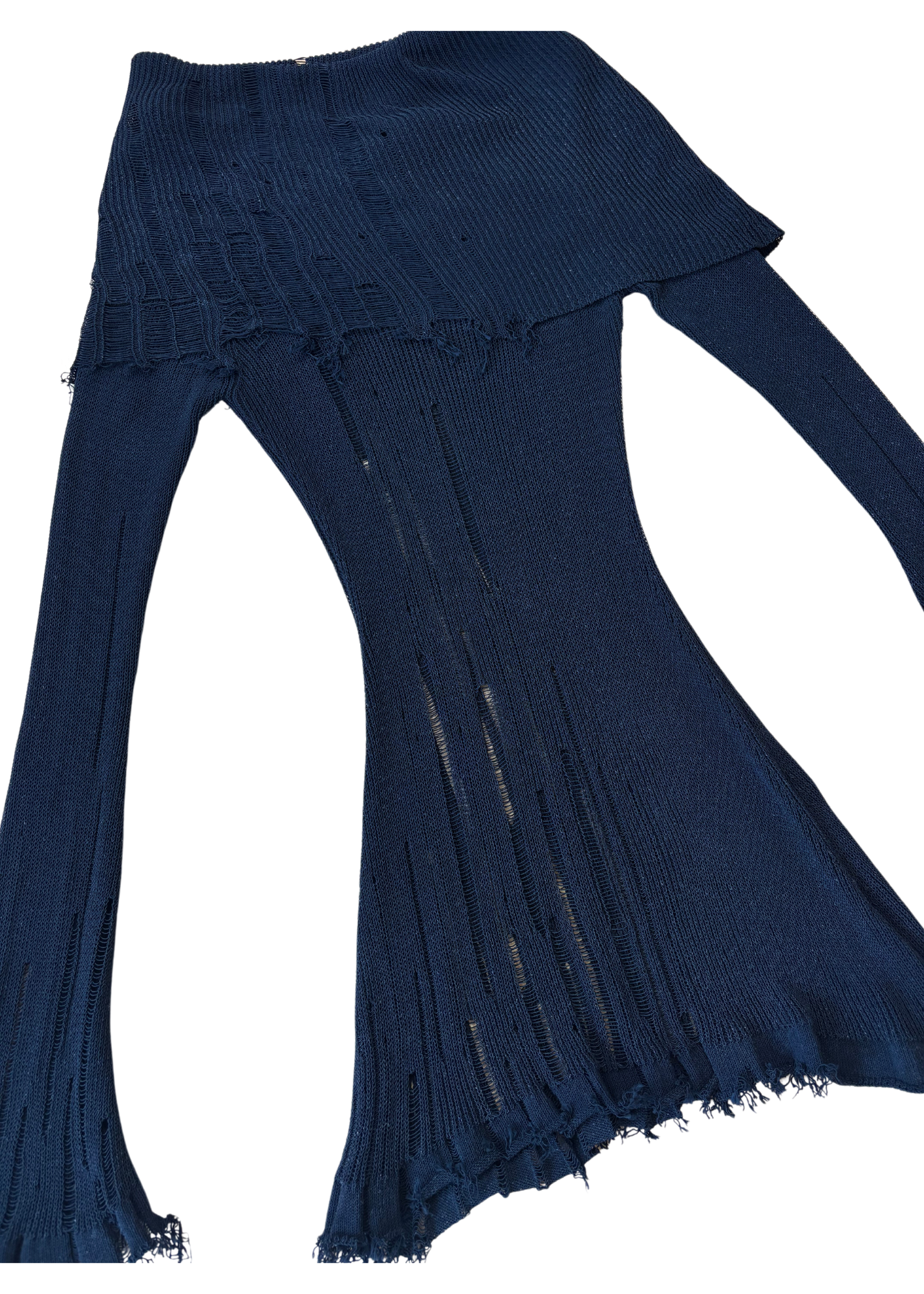 ACNE STUDIOS Distressed Foldover Knit Jumper