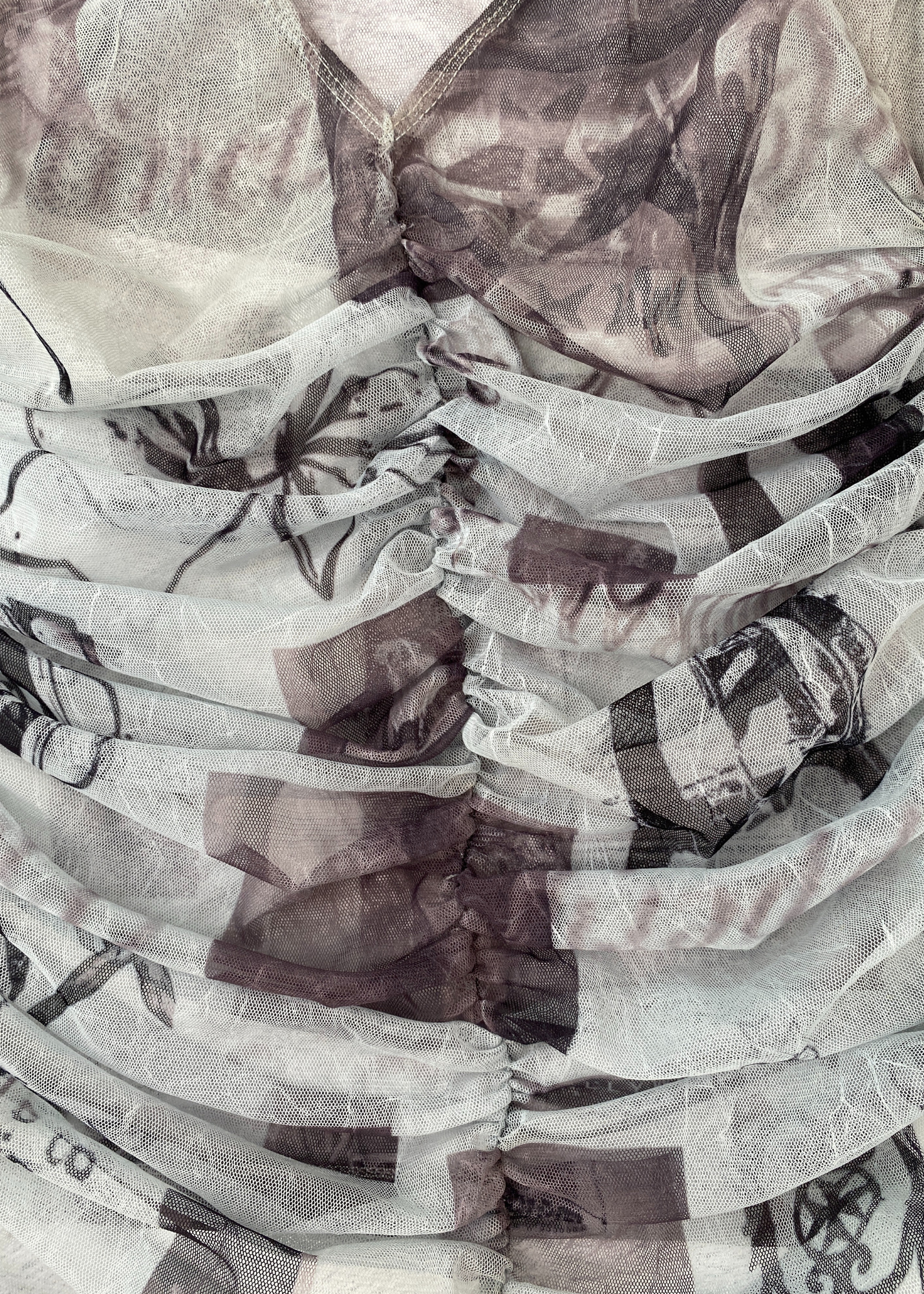 RAMP TRAMP TRAMP STAMP Mesh 'Sexy Sexy Top'