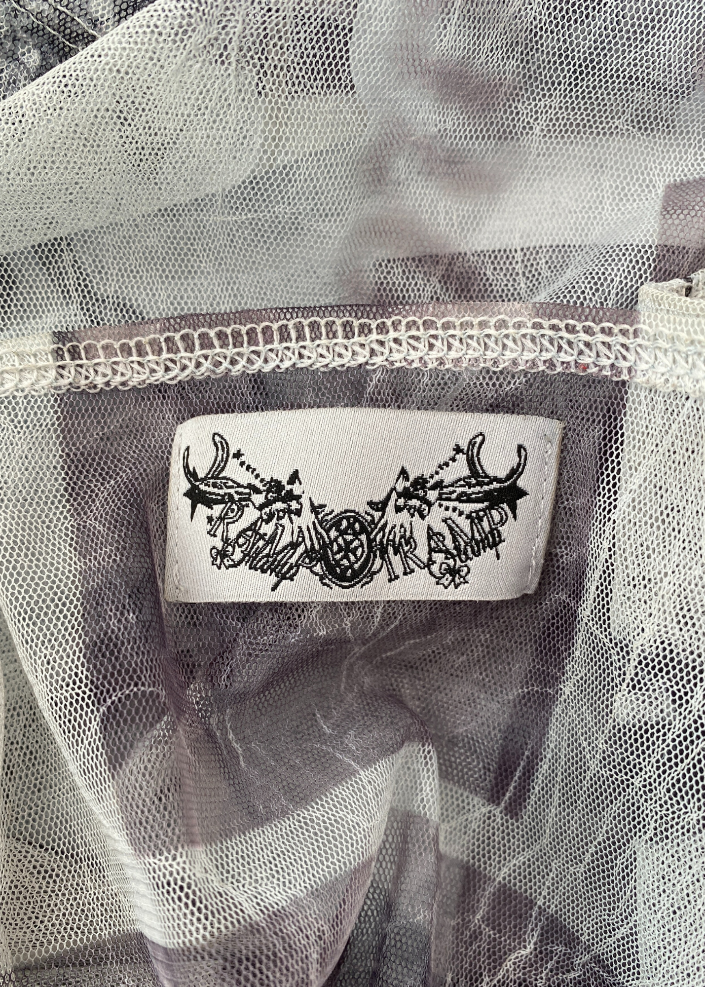 RAMP TRAMP TRAMP STAMP Mesh 'Sexy Sexy Top'