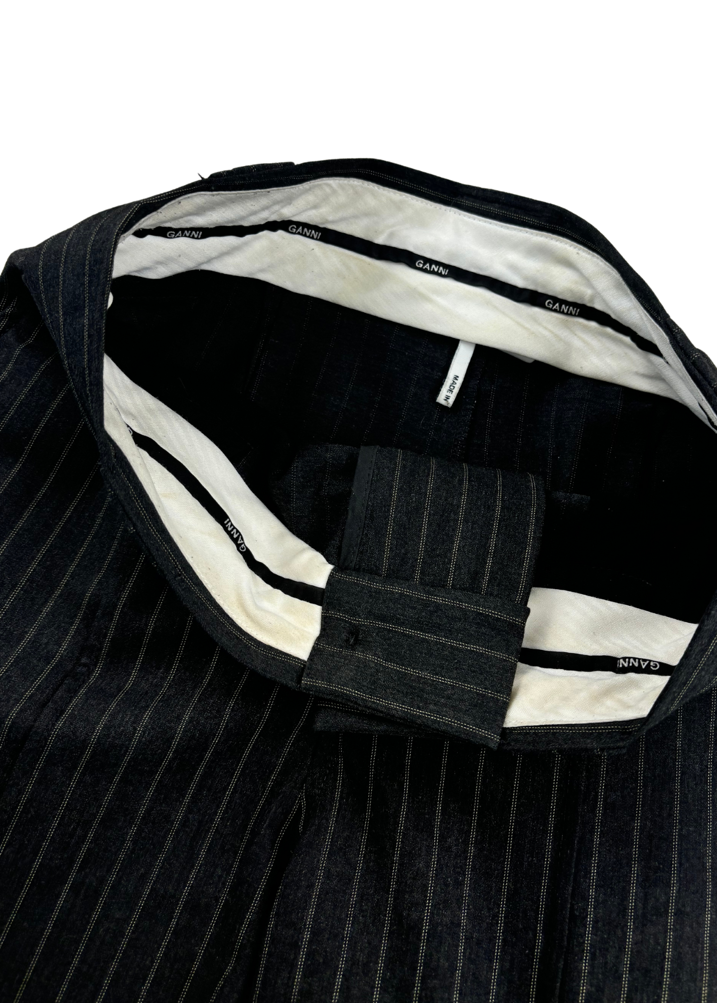 GANNI (AS IS) Pinstripe Trousers