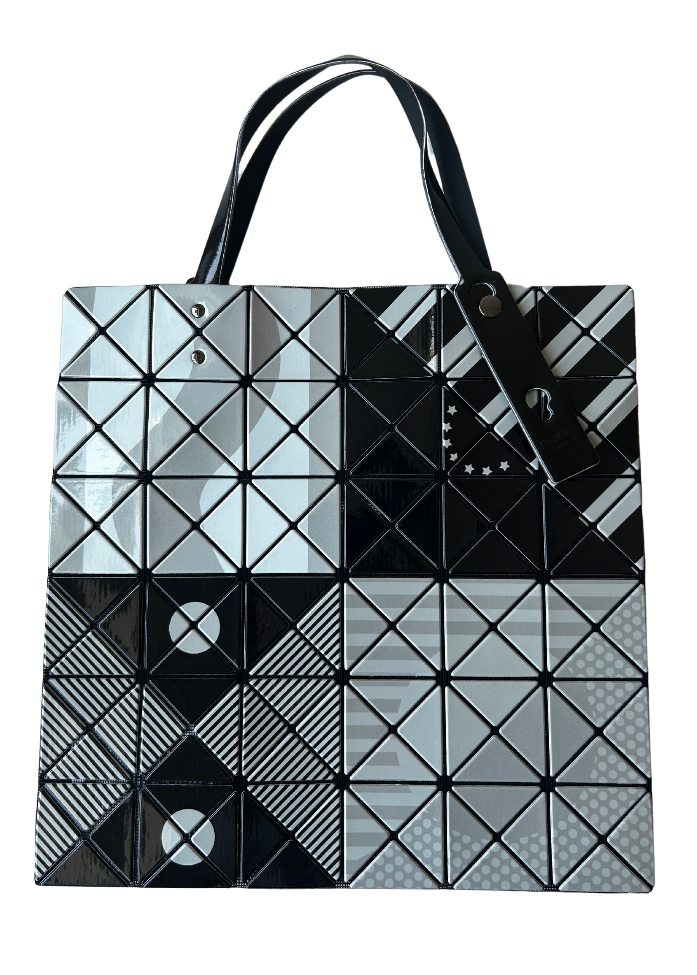 BAO BAO ISSEY MIYAKE Patterned Vinyl Tote