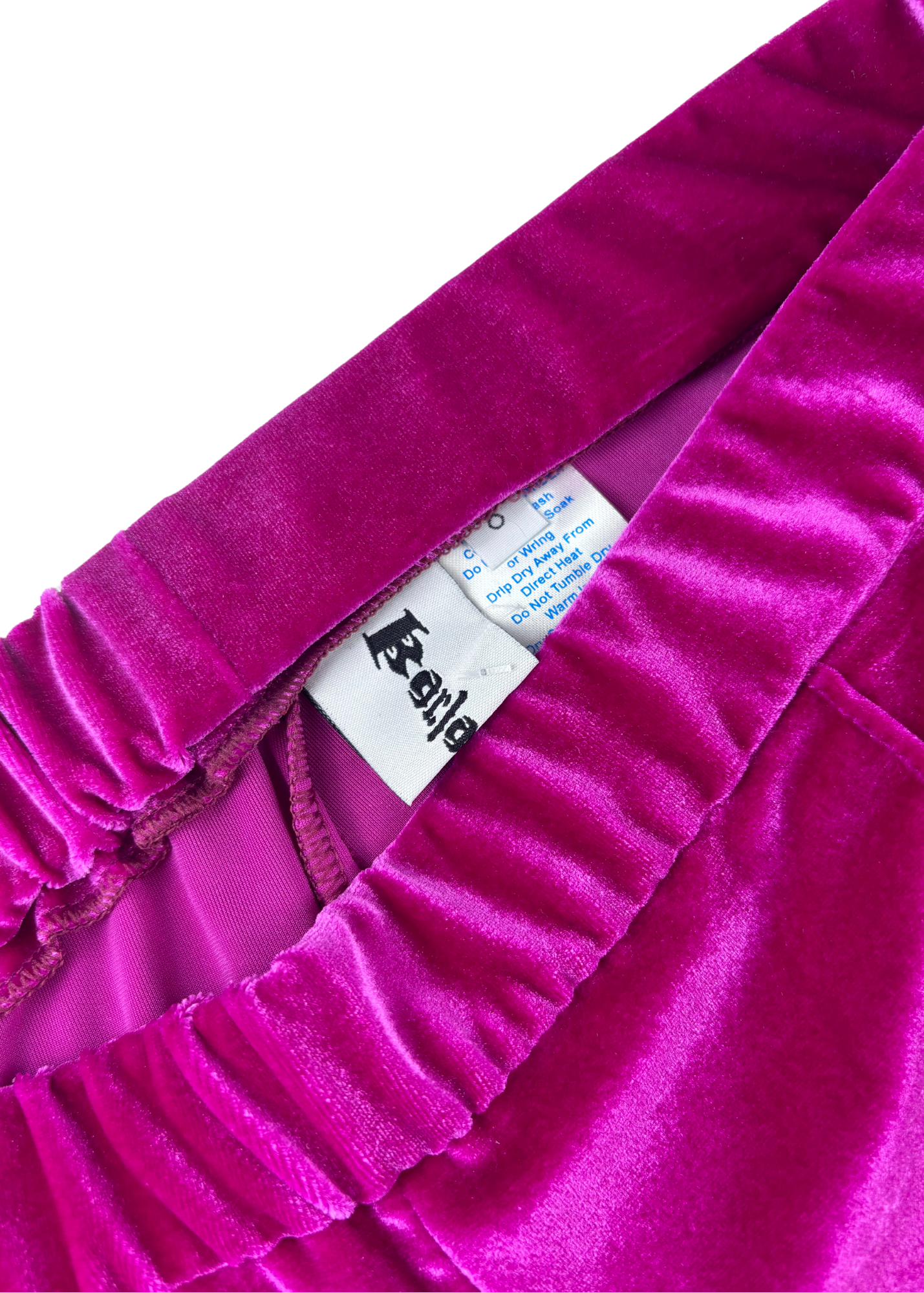 KARLAIDLAW Pink Velvet 'Spider' Pants