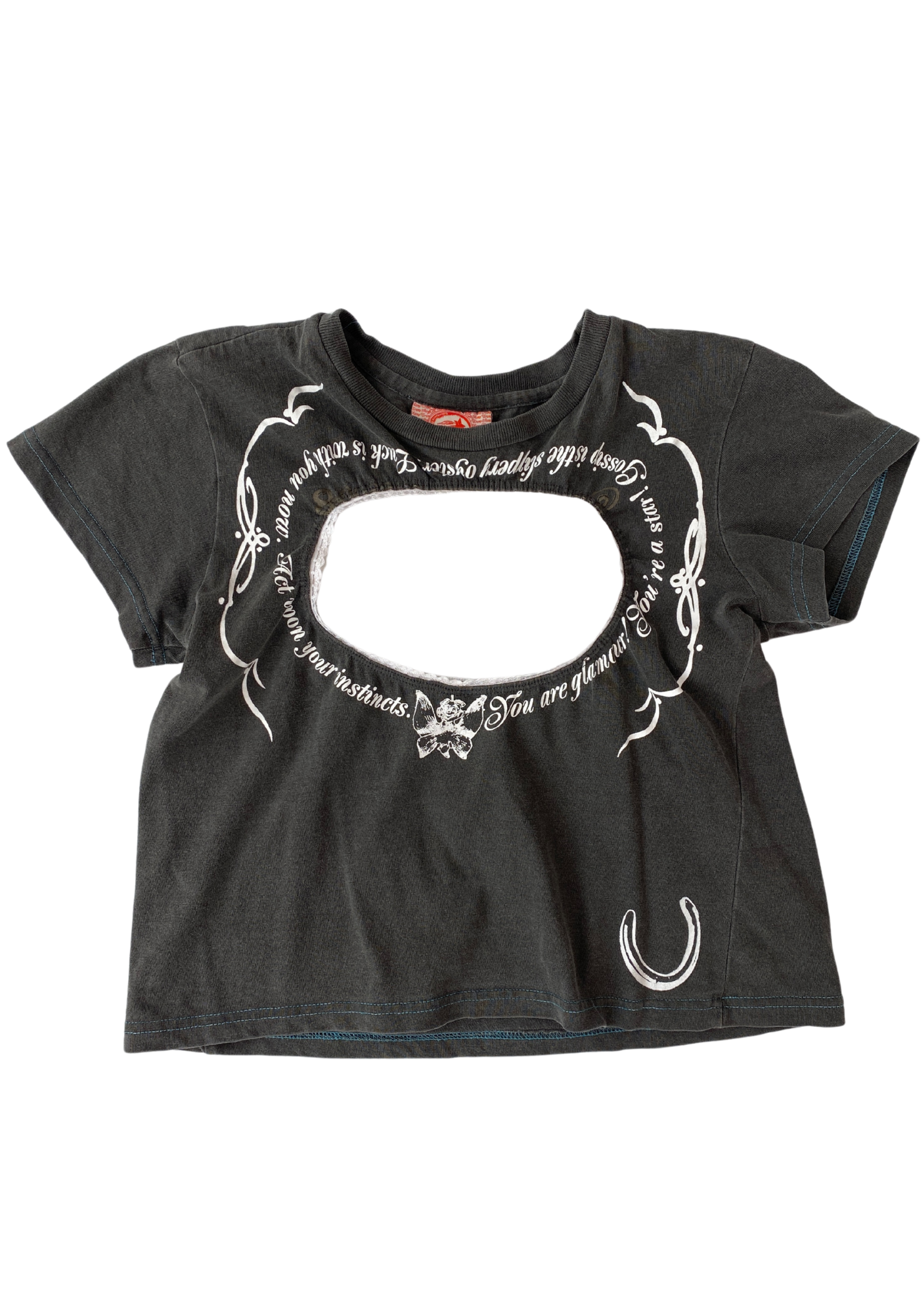 RAMP TRAMP TRAMP STAMP 'Logo Removal Baby Tee'