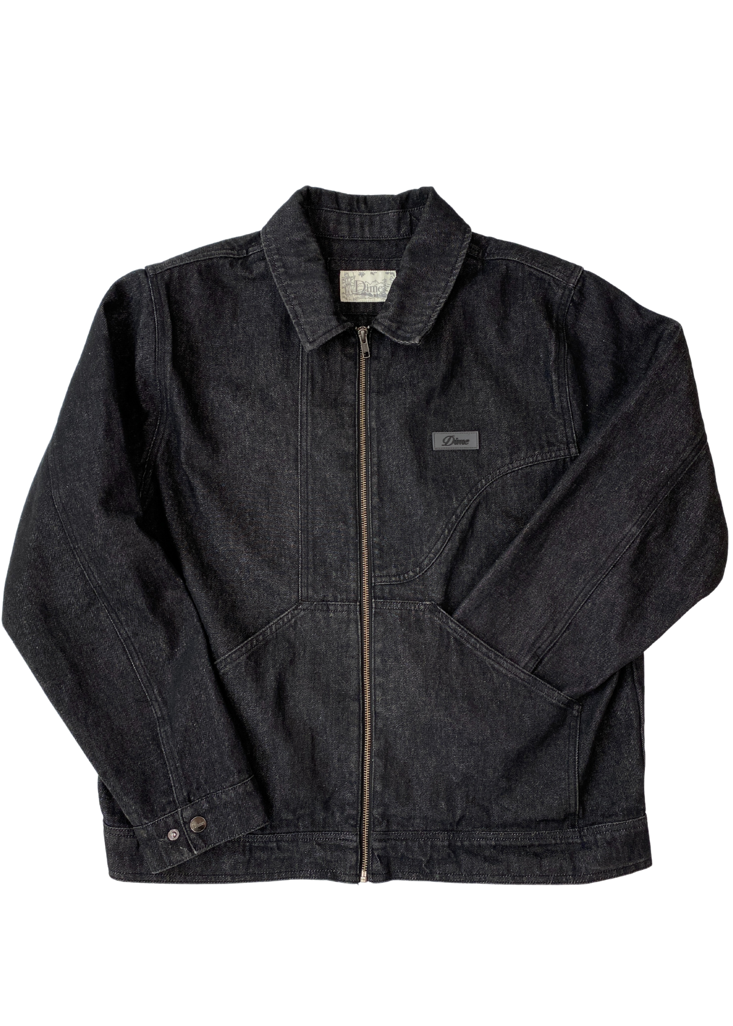 DIME Denim Zip Up Boxy Jacket