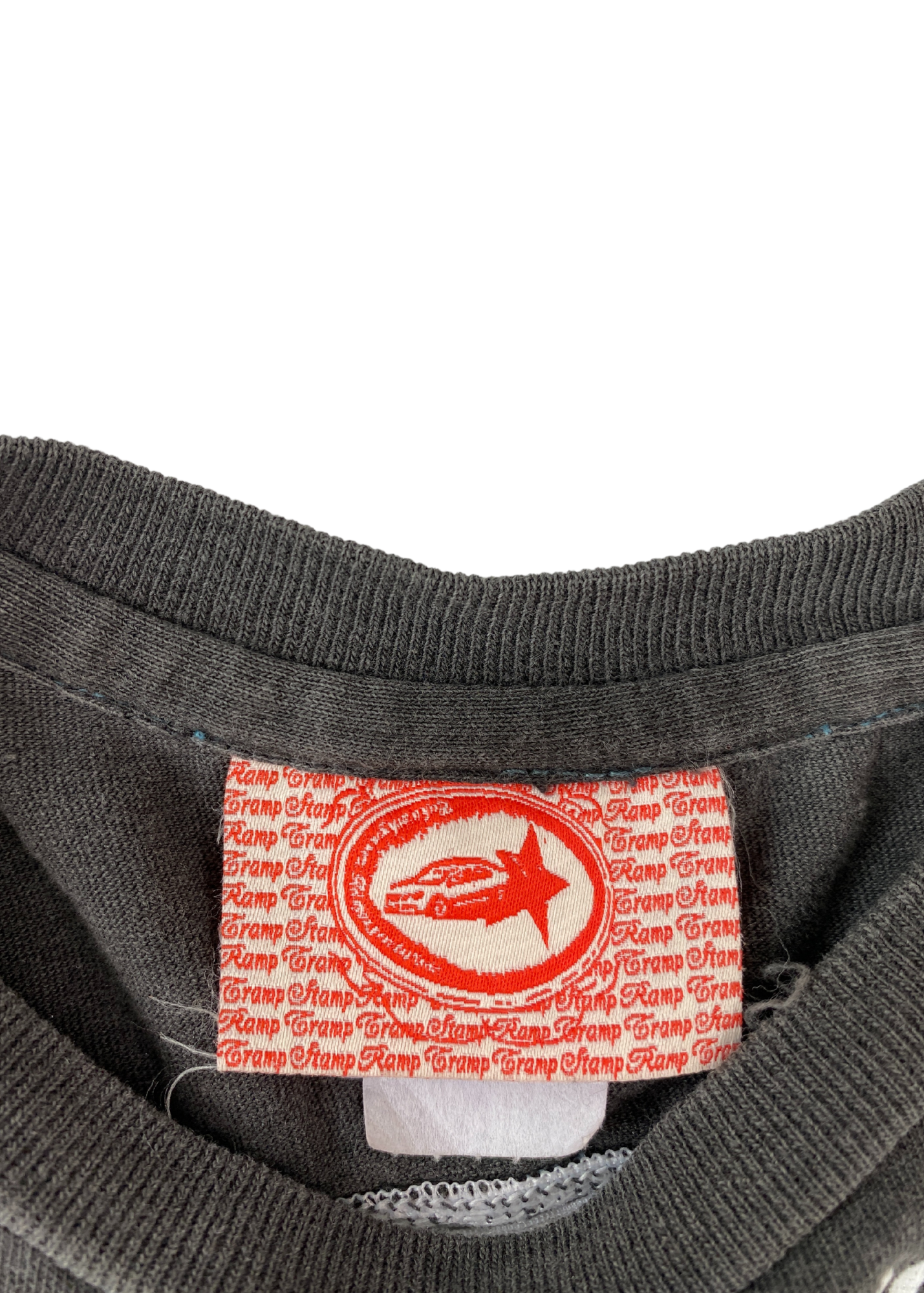 RAMP TRAMP TRAMP STAMP 'Logo Removal Baby Tee'