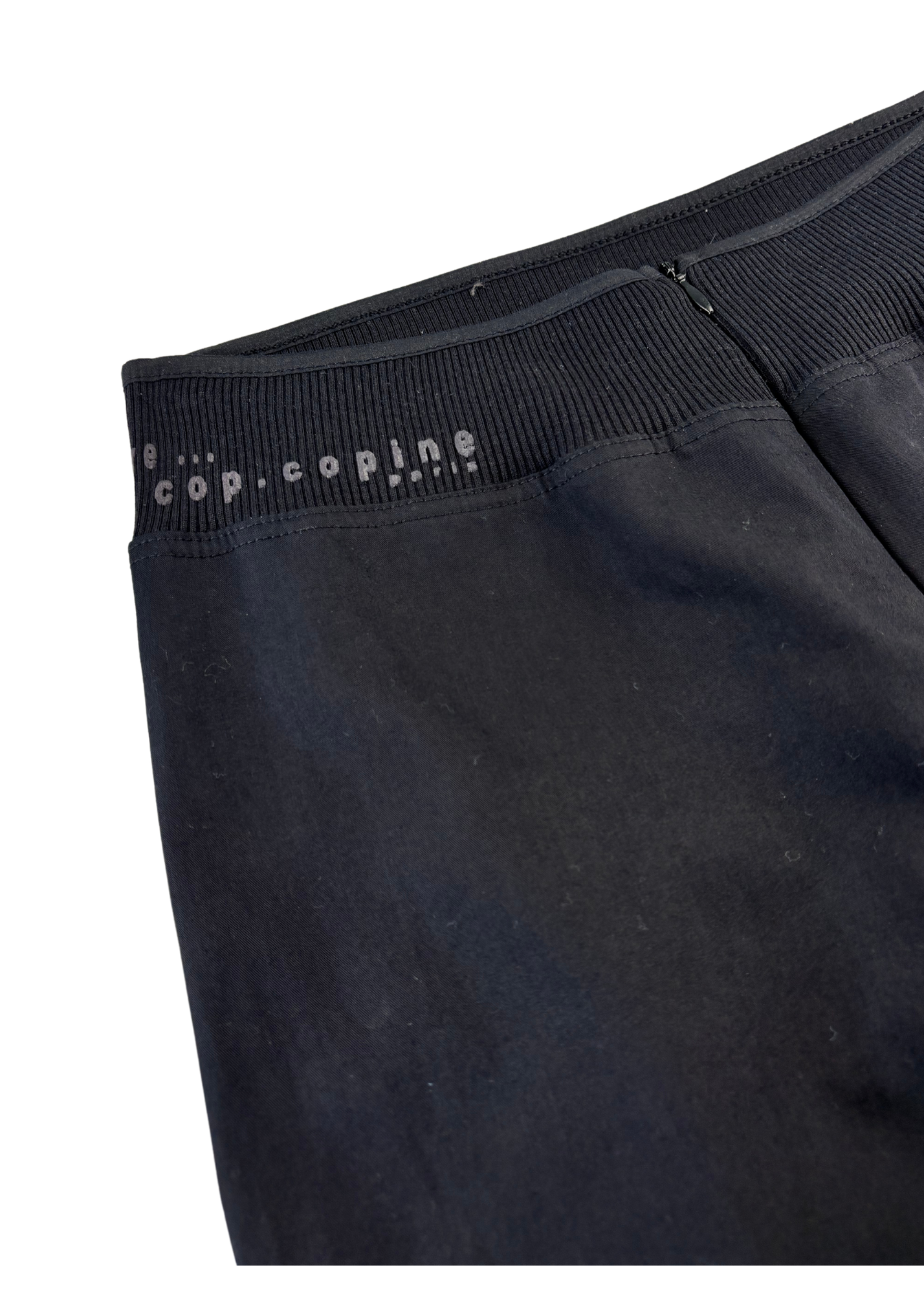 COP COPINE Black Nylon Capris