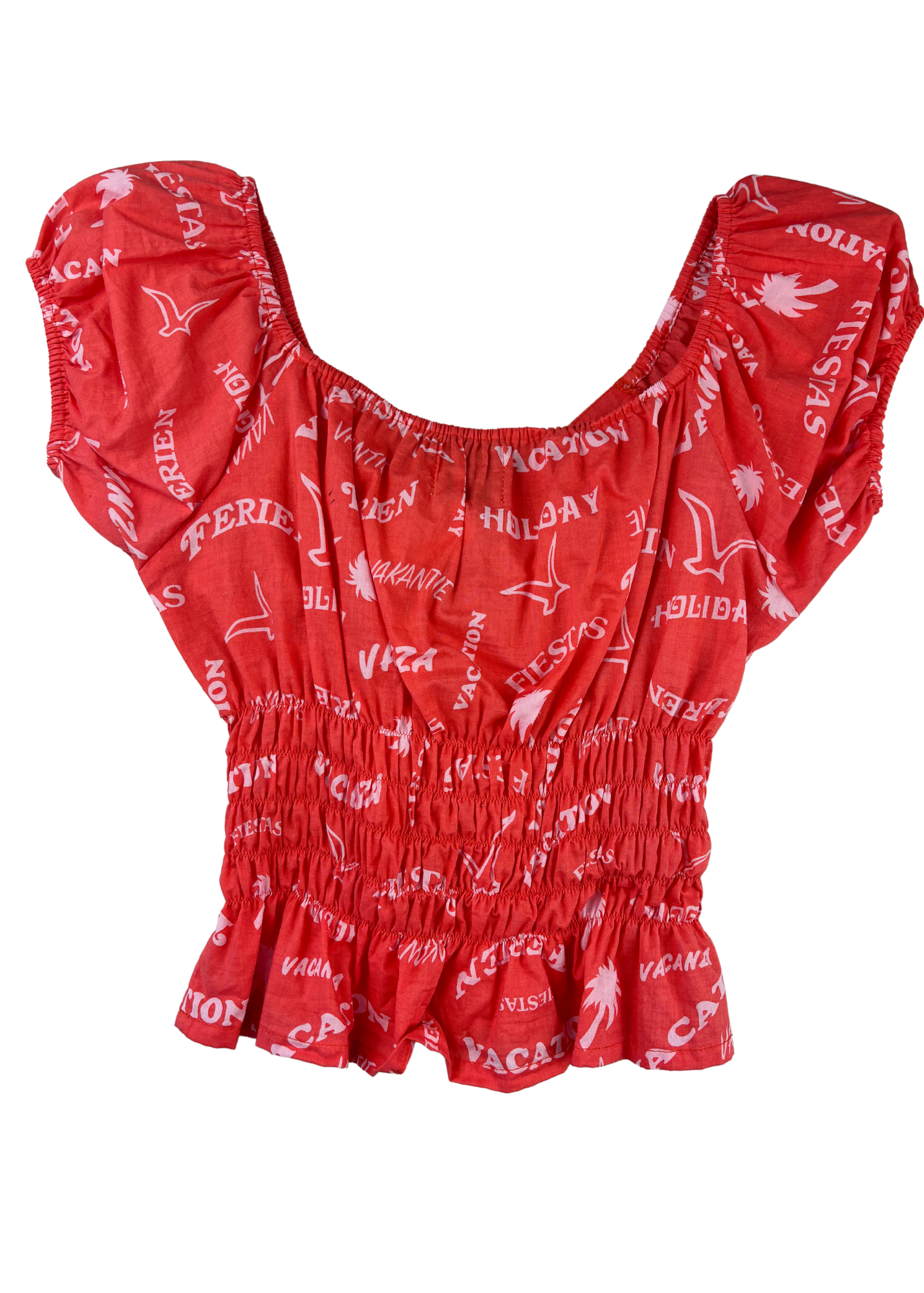 HOLIDAY Print Keyhole Crop