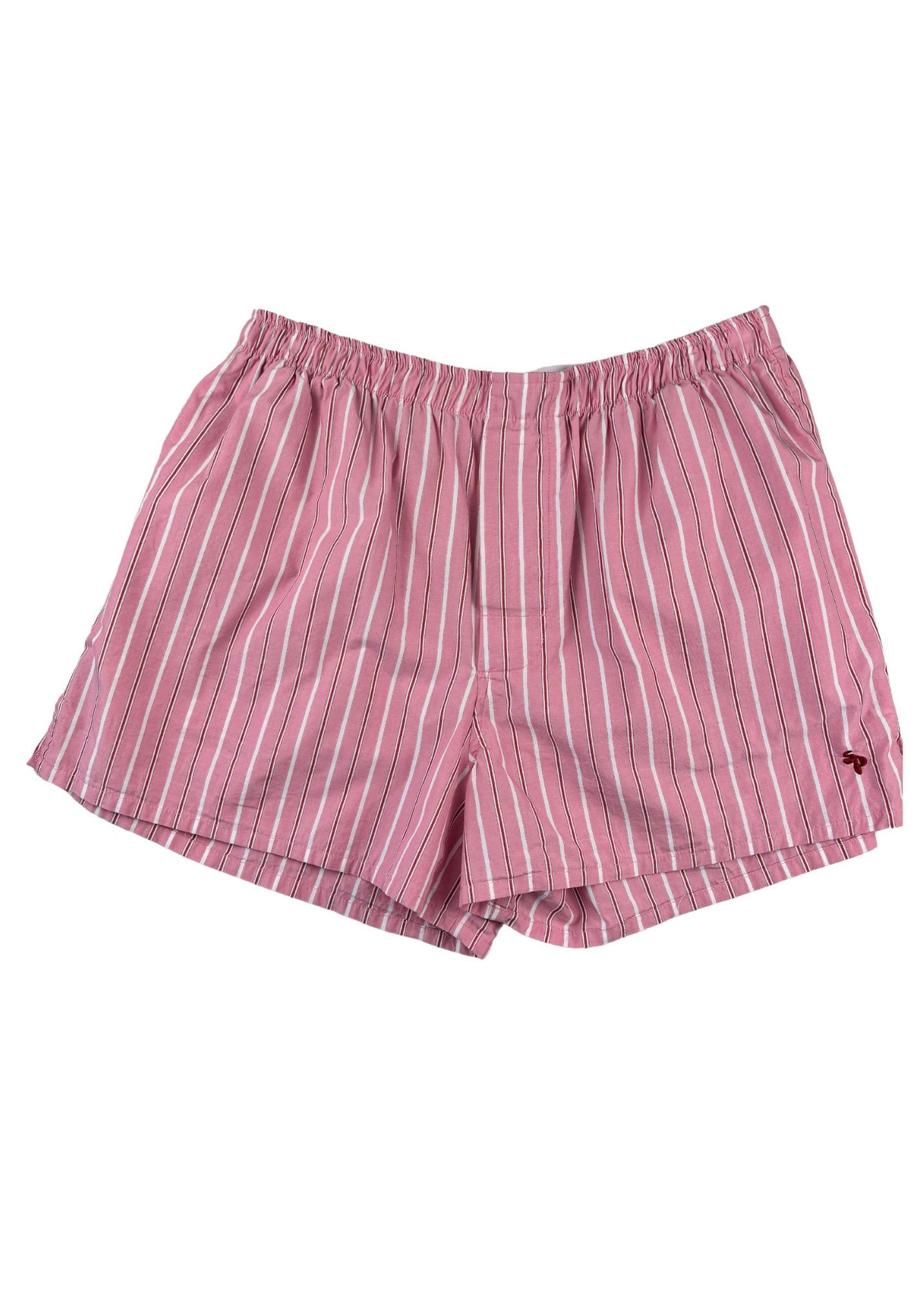 SAINT PARADISO Pink Stripe Boxer Shorts